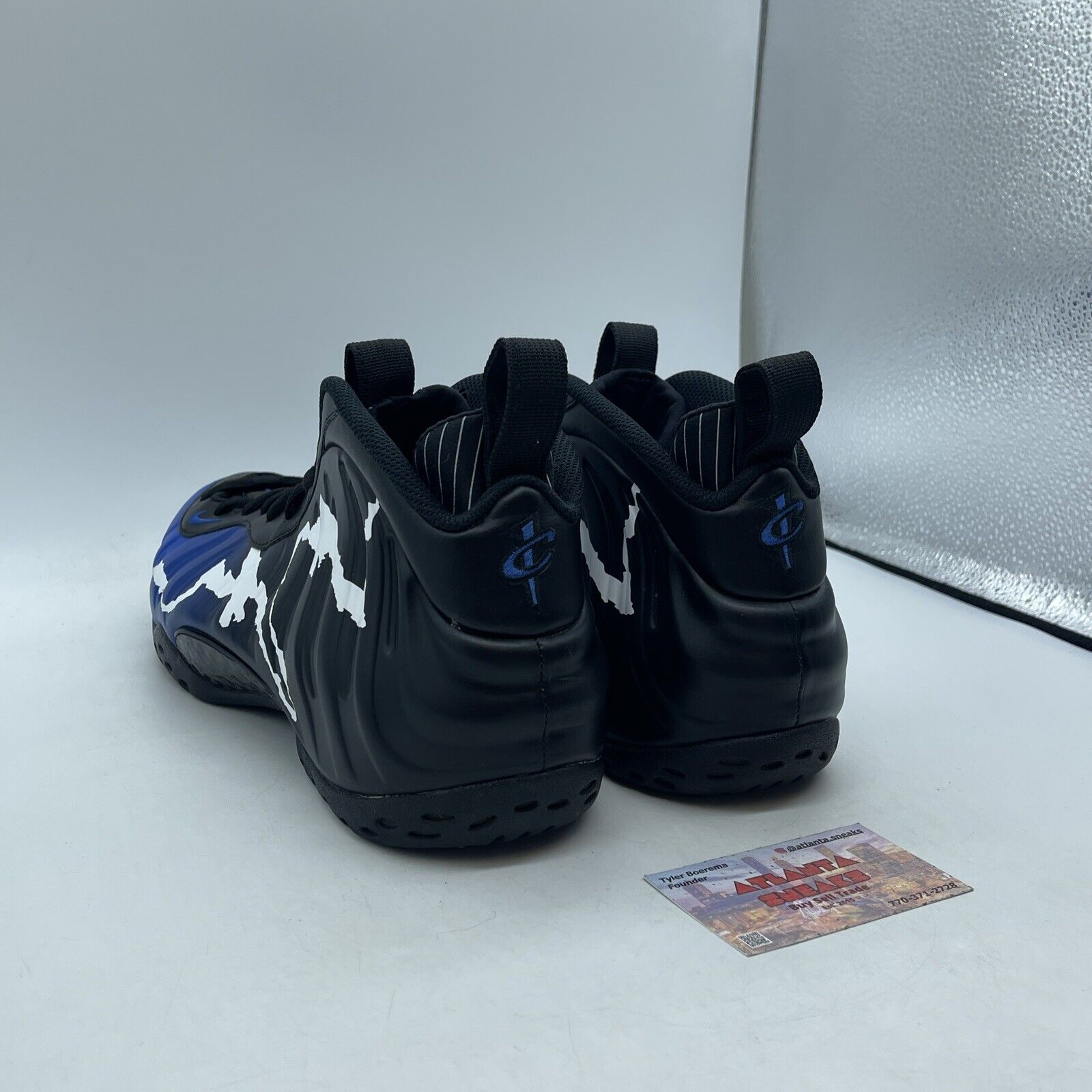 Size 10 - Nike Air Foamposite One 1996 All-Star Game Black Blue (CN0055-001)