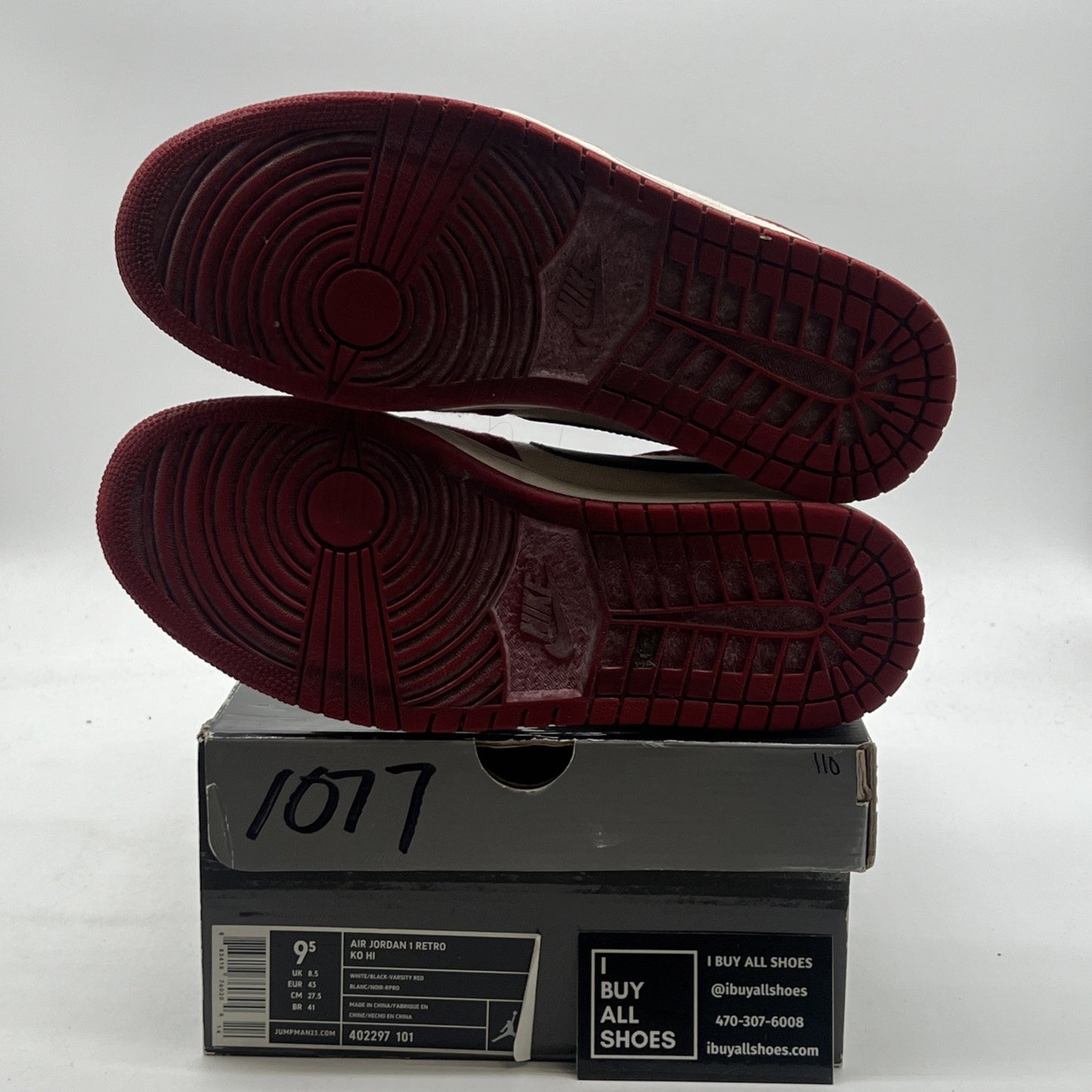 Size 9.5 - Jordan AJKO Retro 2010 High Chicago (402297-101)