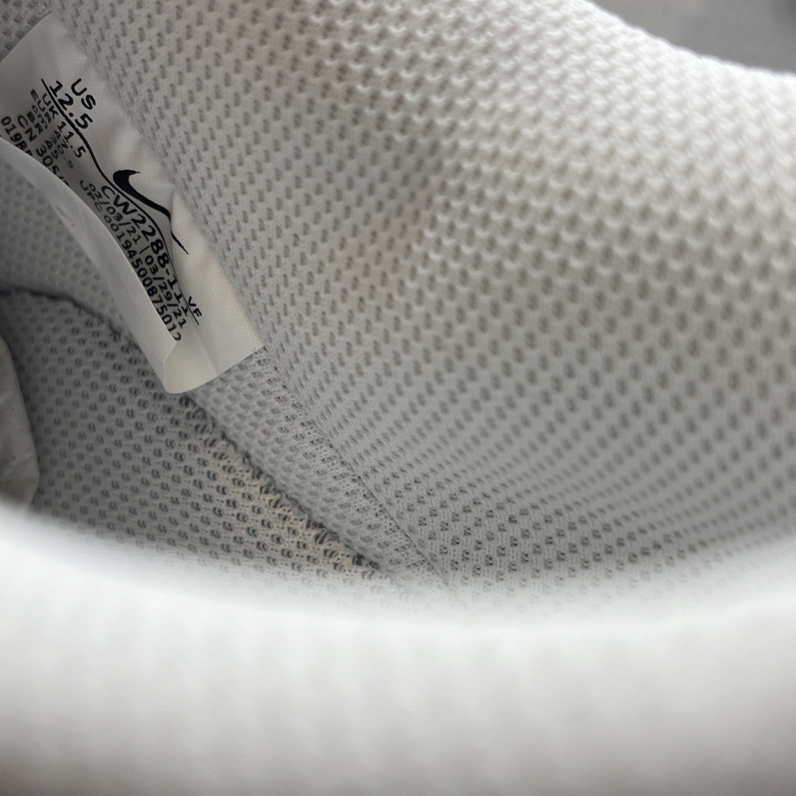 Size 12.5 - Nike Air Force 1 '07 Low Triple White Suede Leather (CW2288-111)