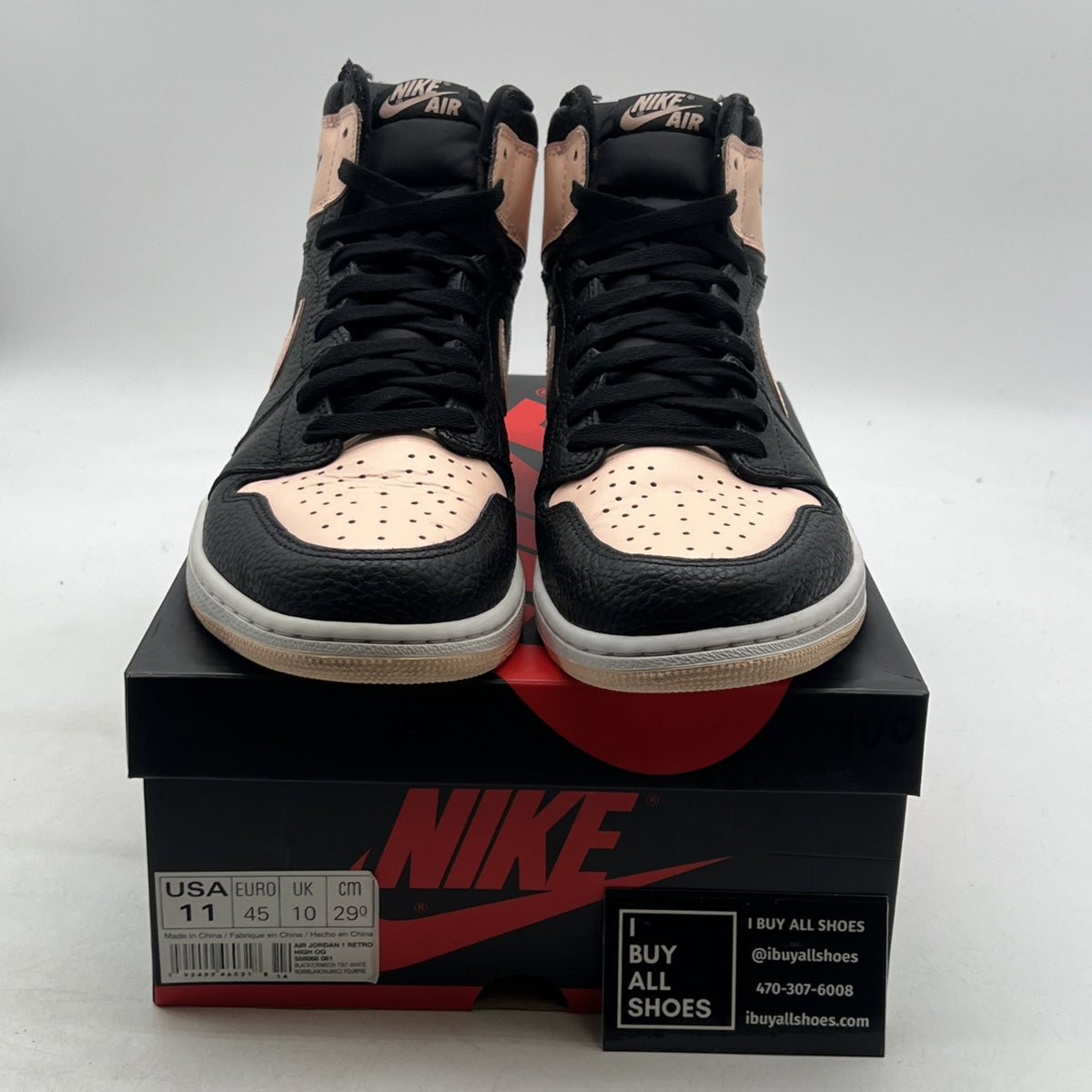 Size 11 - Air Jordan 1 Retro OG High Crimson Tint (555088-081)
