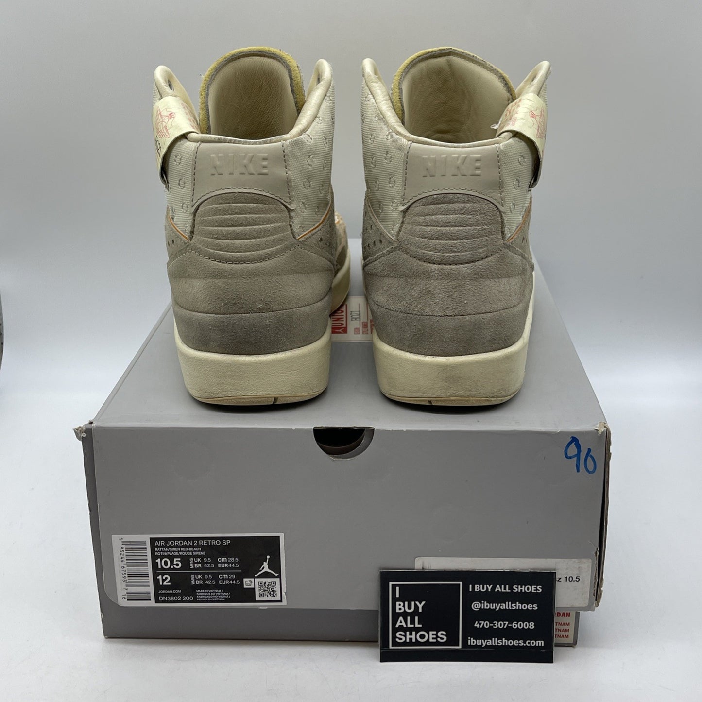 Size 10.5 - Union LA x Air Jordan 2 Retro SP Rattan Brown Suede (DN3802-200)