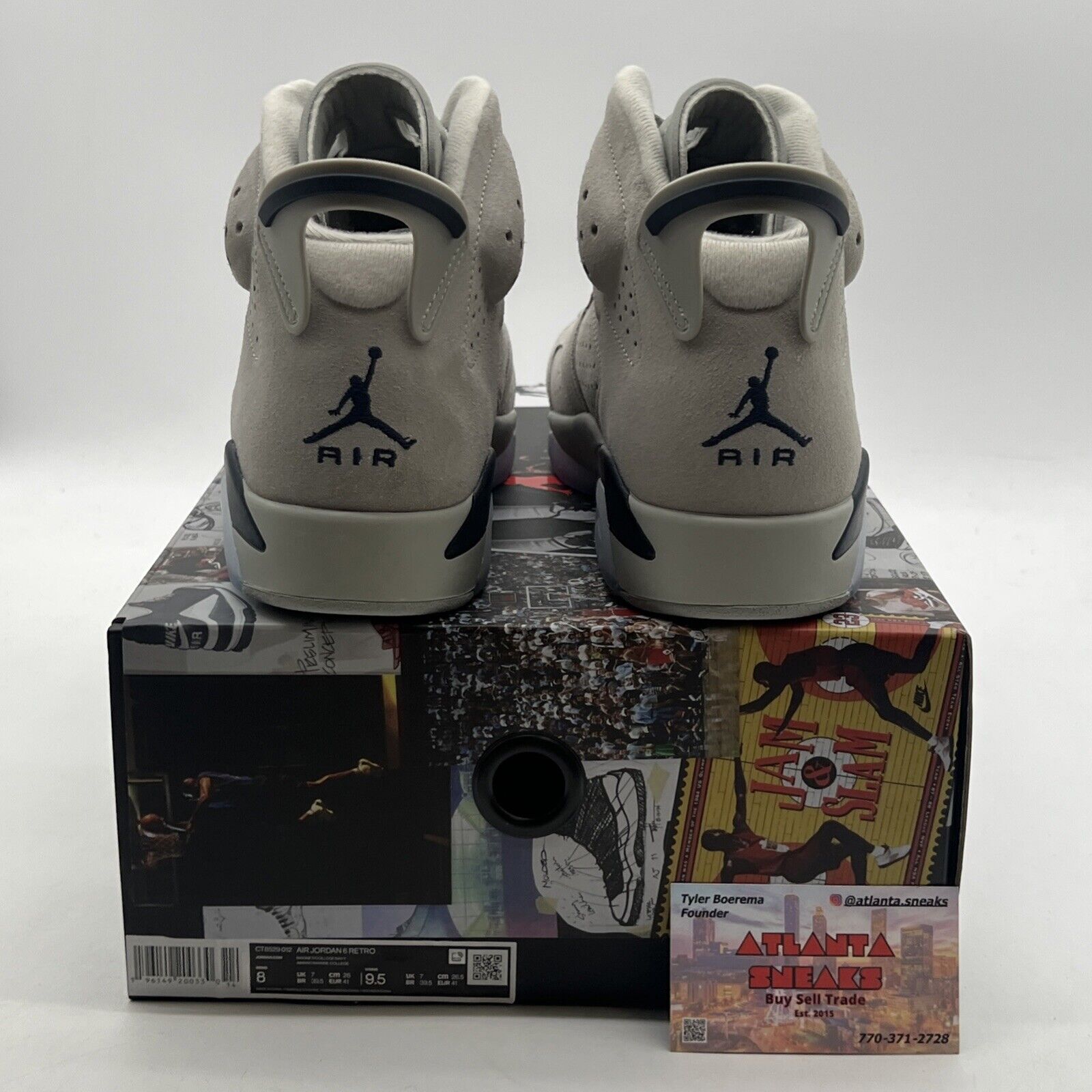 Size 8 - Air Jordan 6 Retro Mid Georgetown (CT8529-012)