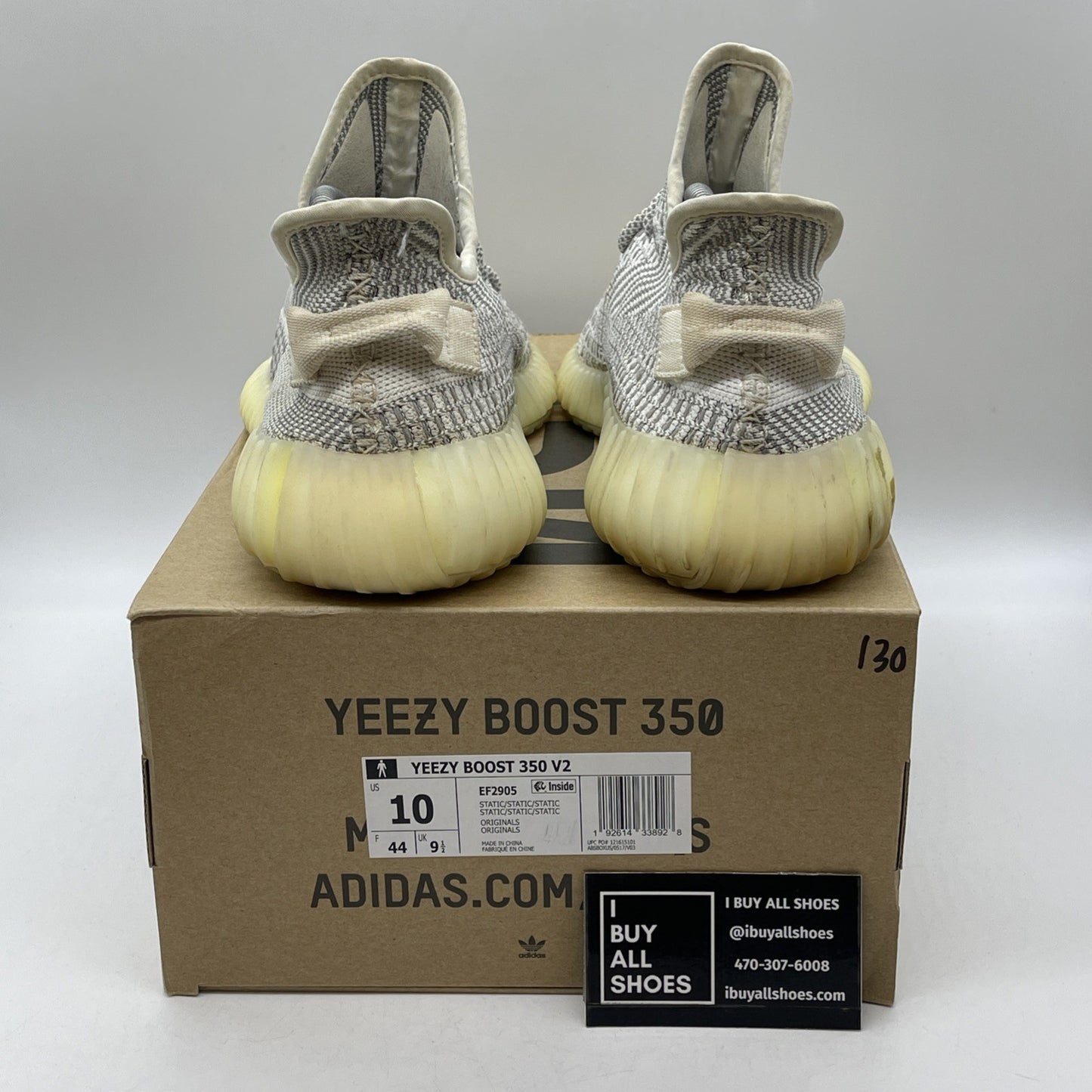 Size 10 - adidas Yeezy Boost 350 V2 2018 Low Static Non-Reflective (EF2905)