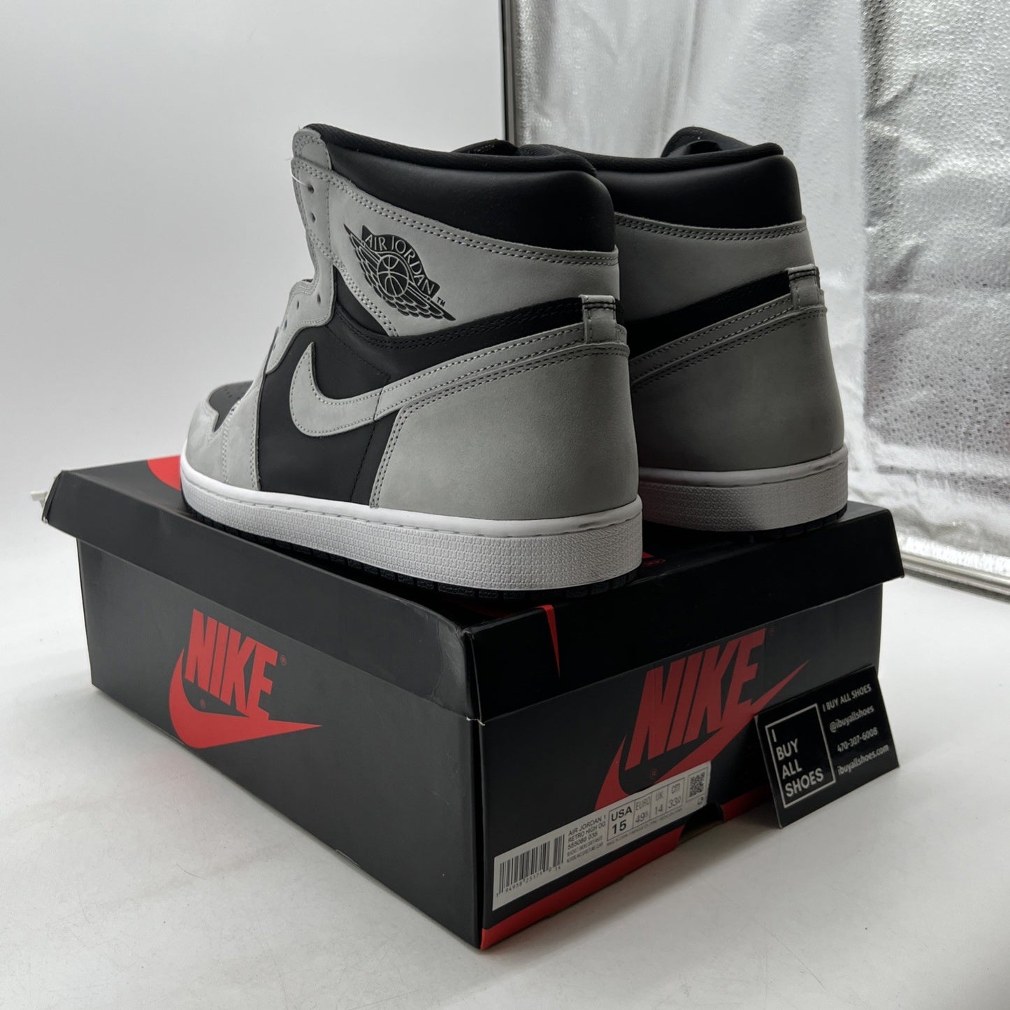 Size 15 - Air Jordan 1 Retro OG High Shadow 2.0 (555088-035)