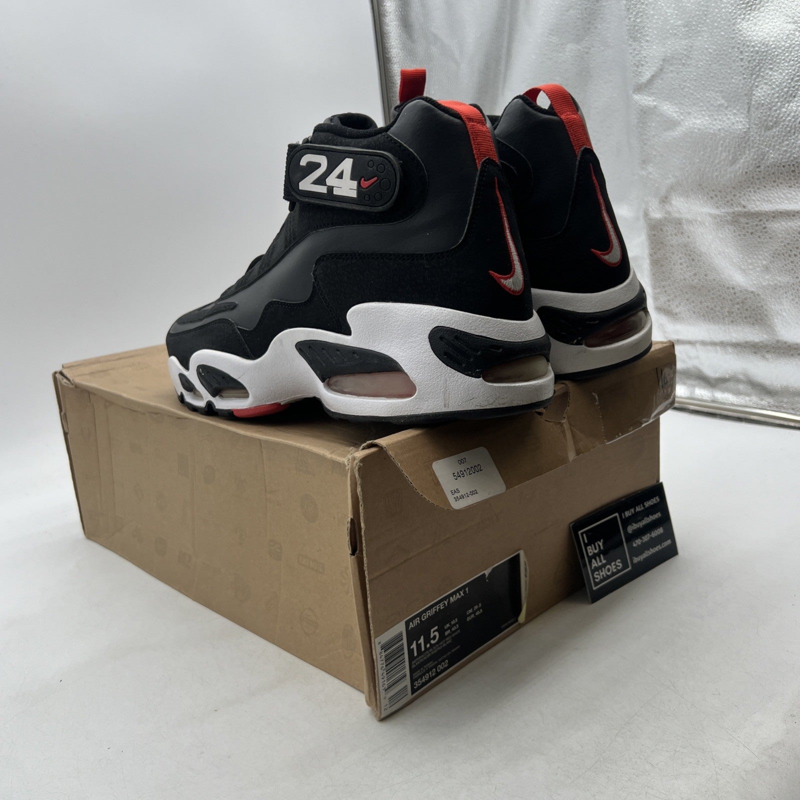 Size 11.5 - Nike Air Griffey Max 1 Anthracite (354912-002)