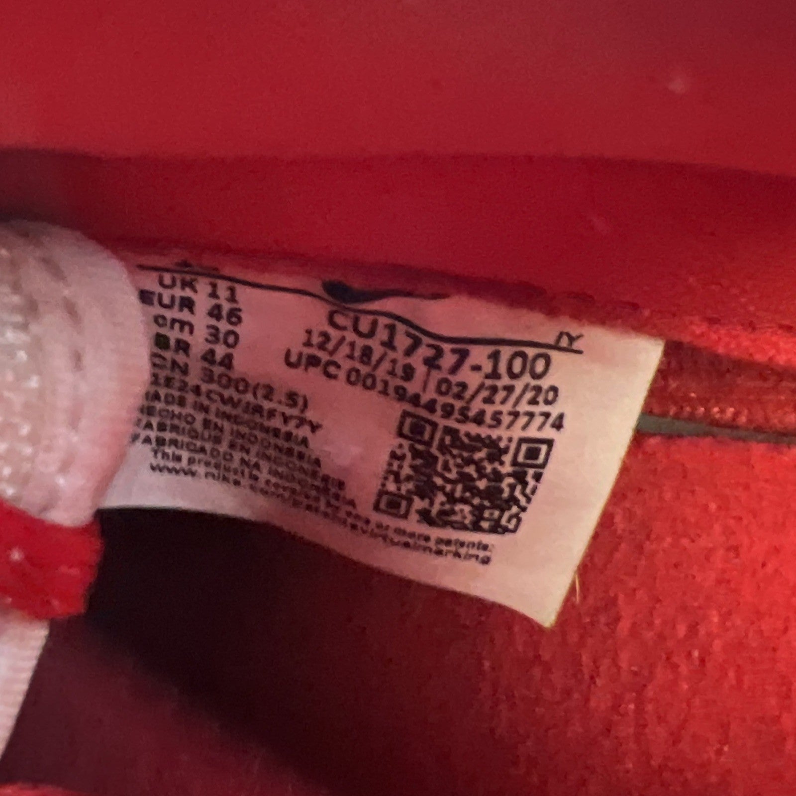 Size 12 - Nike Dunk Retro SP 2020 Low St. John's (CU1727-100)