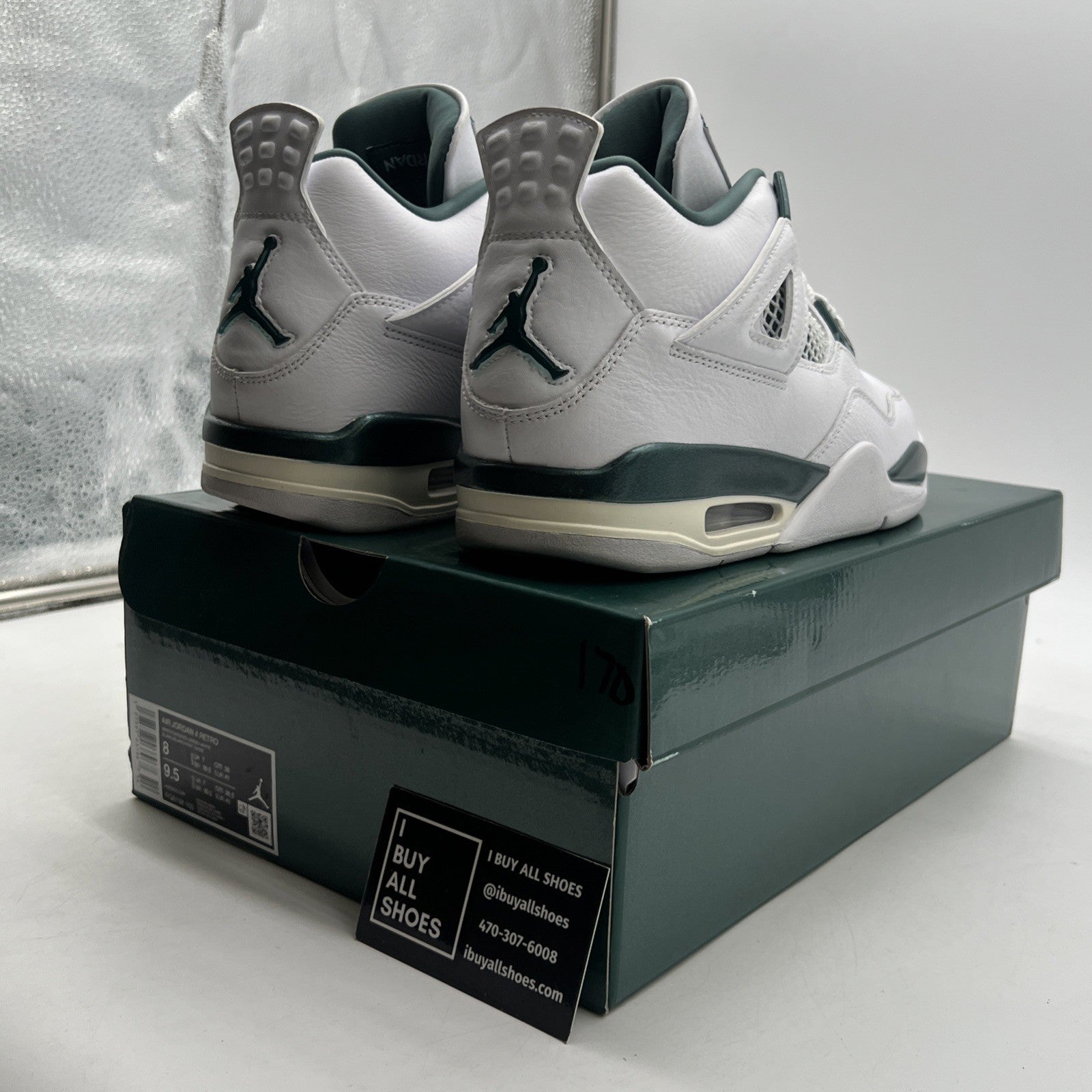 Size 8 - Air Jordan 4 Retro Oxidized Green (FQ8138-103)