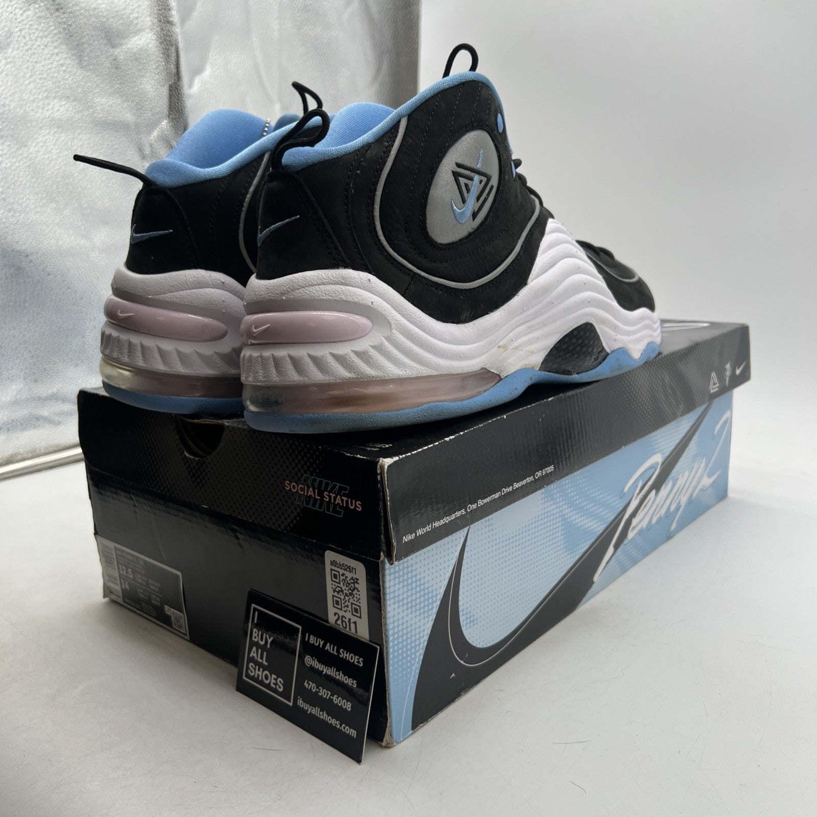 Size 12.5 - Nike Social Status x Air Penny 2 Playground - Black (DM9132-001)