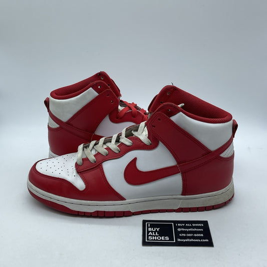 Size 11.5 - Nike Dunk High Championship Red White Leather (DD1399-106)