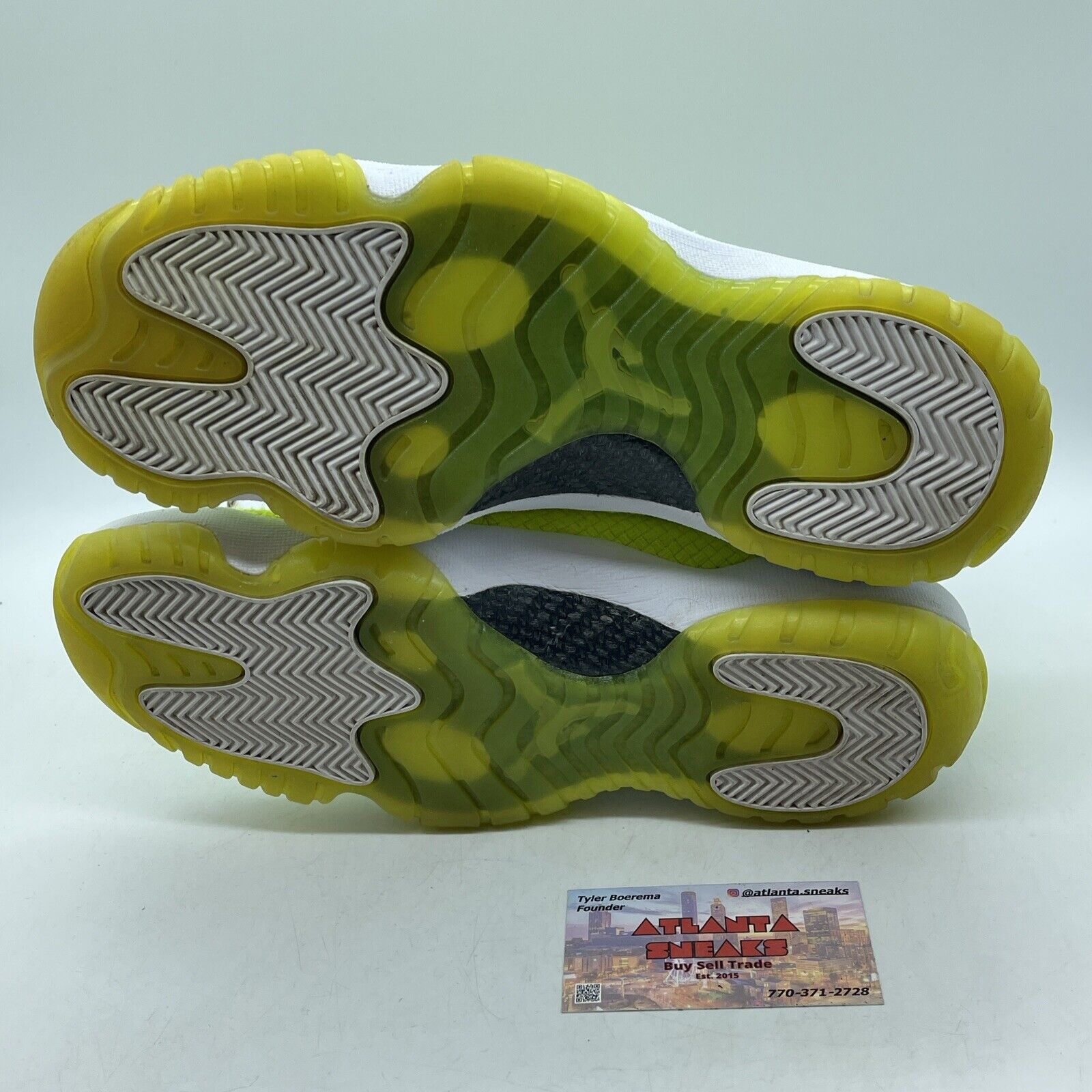 Size 9.5 - Air Jordan Future Volt Neon Yellow Suede White (656503-720)
