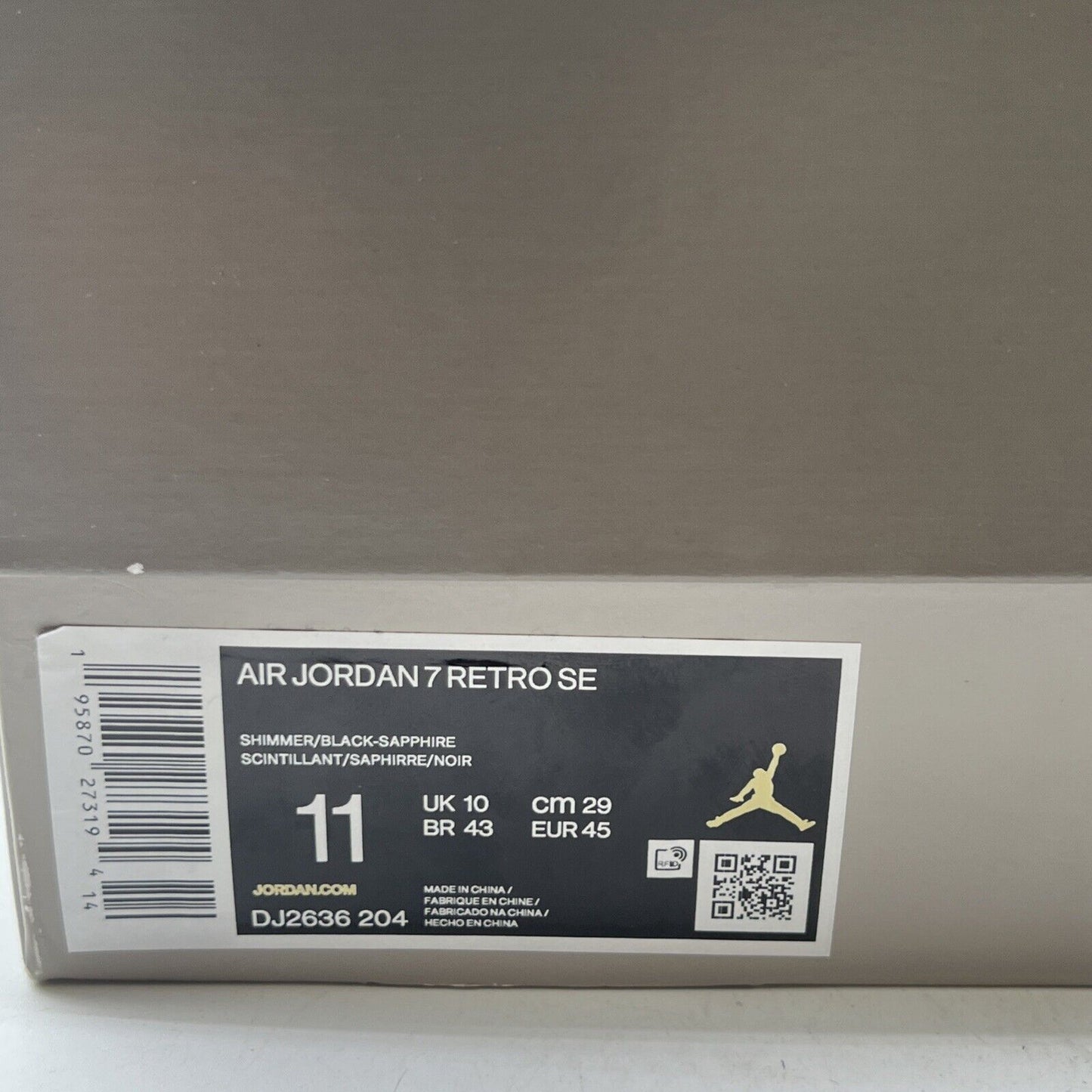 Size 11 - Air Jordan 7 Retro SE Sapphire (DJ2636-204)