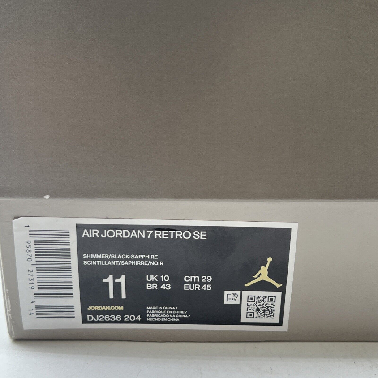 Size 11 - Air Jordan 7 Retro SE Sapphire (DJ2636-204)