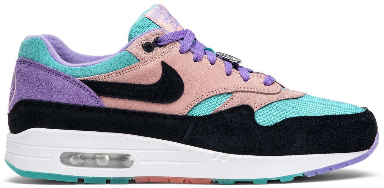 Size 12 - Nike Air Max 1 Have A Nike Day Black Purple Pink Suede (BQ8929-500)