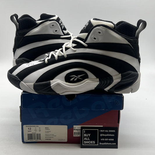 Size 12 - Reebok Shaqnosis OG Black White (V48350)