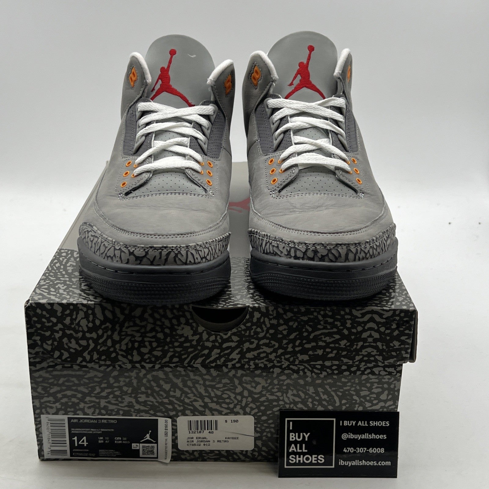 Size 14 - Air Jordan 3 Retro Mid Cool Grey (CT8532-012)