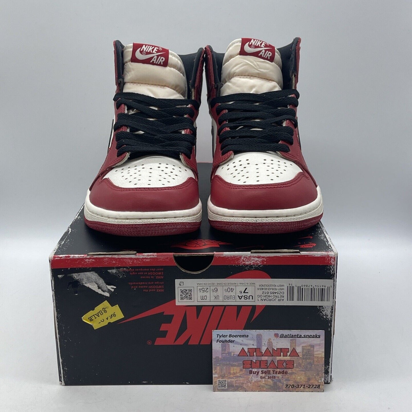 Size 7.5 - Jordan 1 Retro High OG Chicago Reimagined Lost & Found (DZ5485-612)