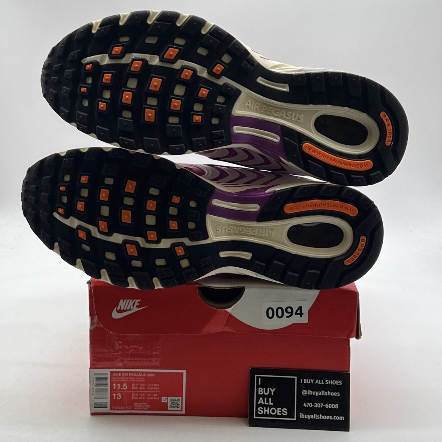 Size 11.5 - Nike Air Pegasus 2K5 Sunrise (FV6383-100)