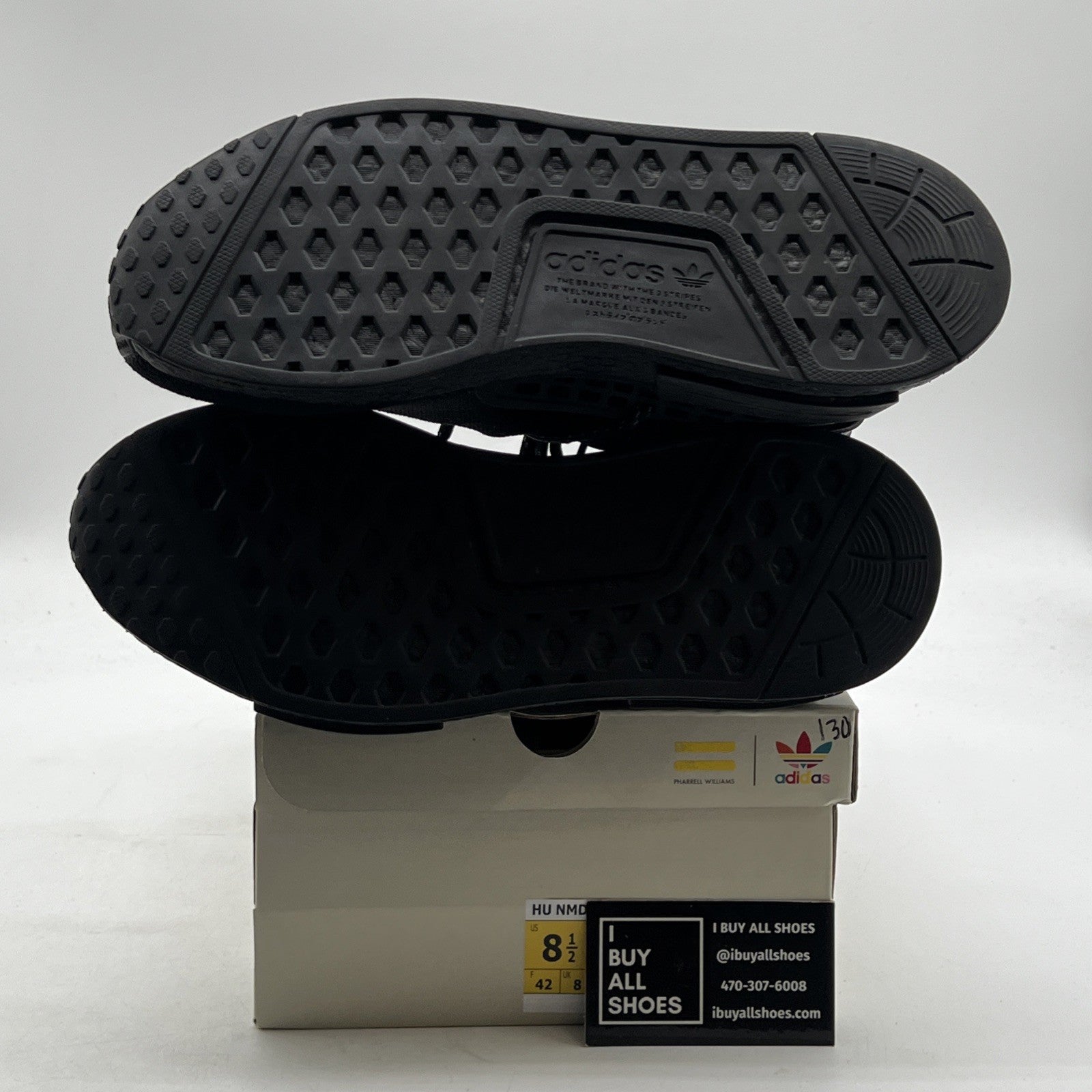 Size 8.5 - adidas Pharrell x NMD Human Race Black (GY0093)