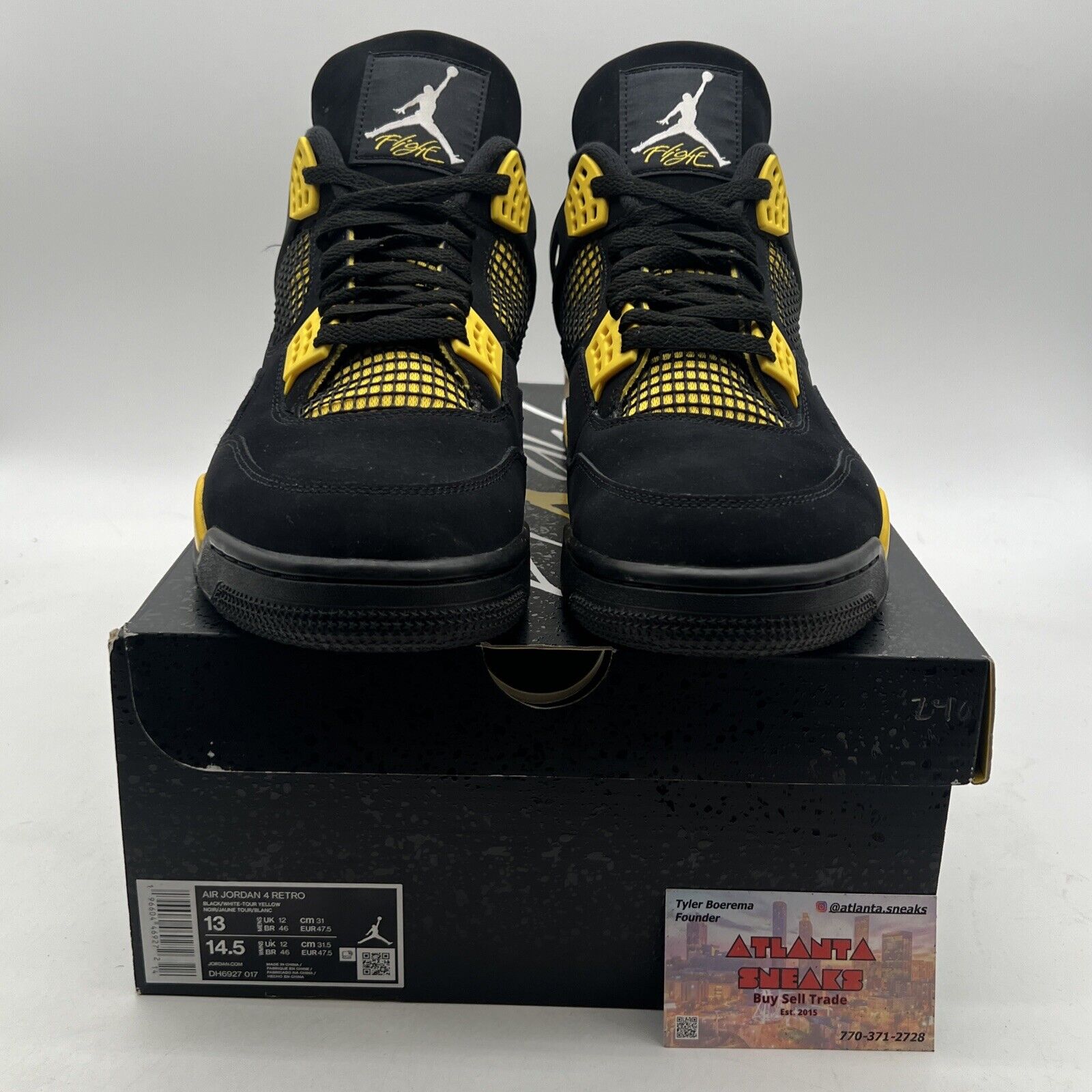 Size 13 - Air Jordan 4 Retro Mid Thunder (DH6927-017)