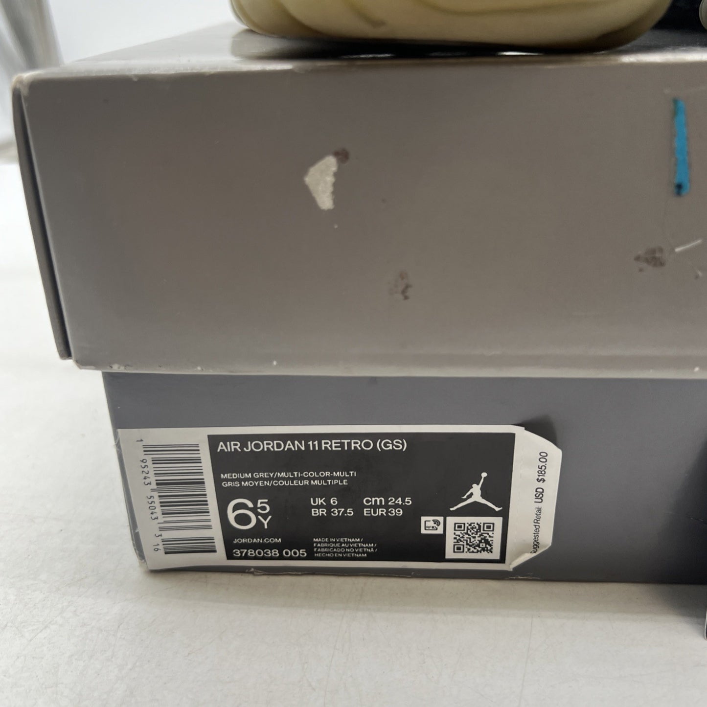 Size 6.5 - Air Jordan 11 Retro High Cool Grey (378038-005)