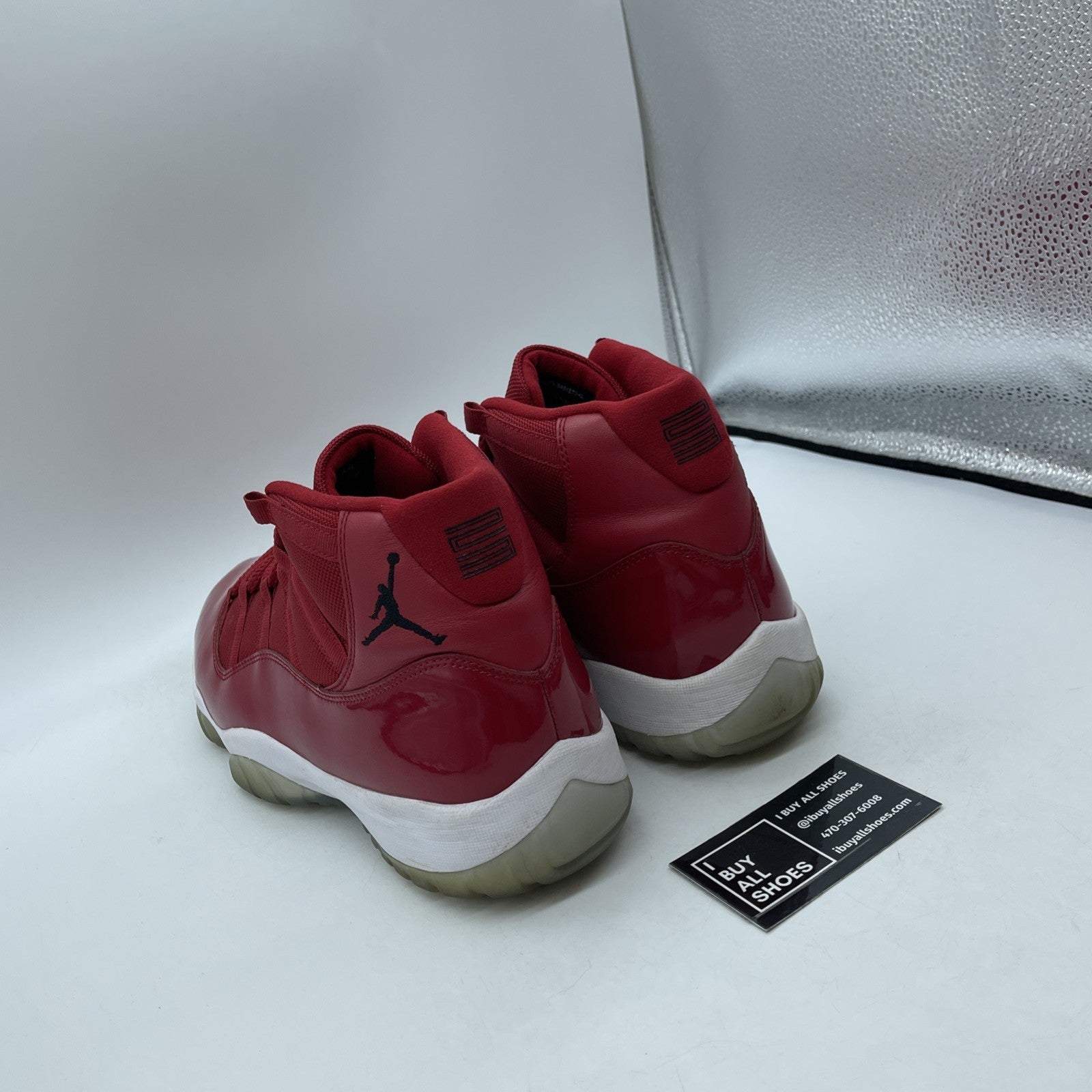 Size 12 - Jordan 11 Retro High Win Like '96 Red Suede Leather (378037-623)