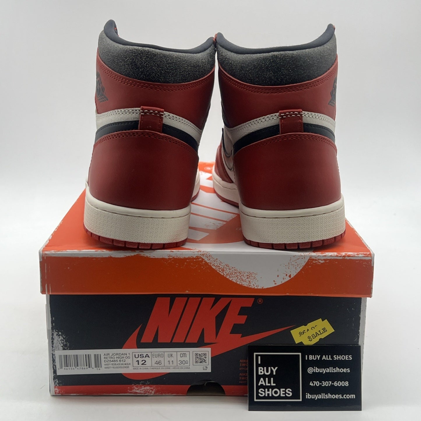 Size 12 - Air Jordan 1 Retro High  Chicago Reimagined Lost & Found (DZ5485-612)