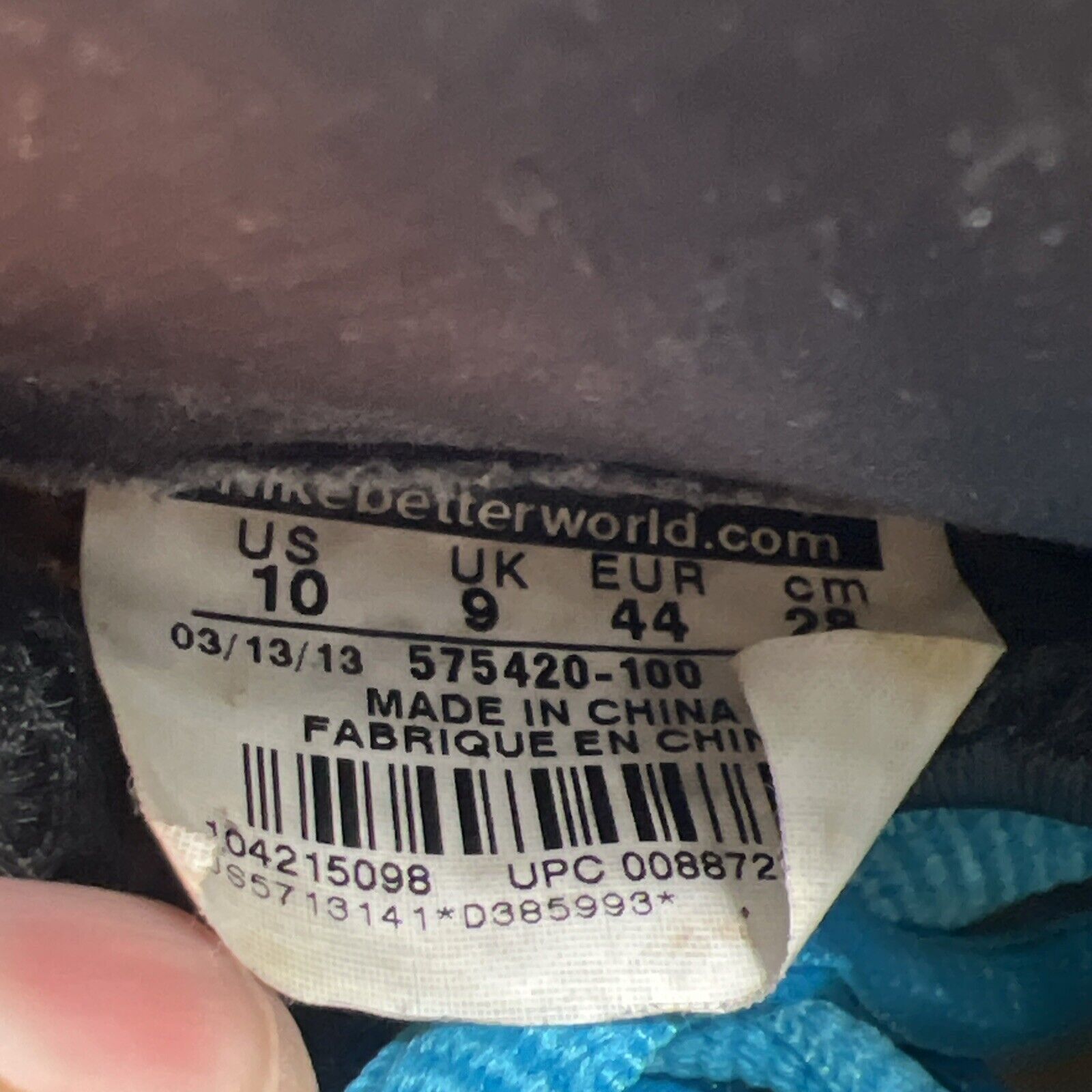 Size 10 - Nike Air Foamposite One PRM Weatherman (575420-100)