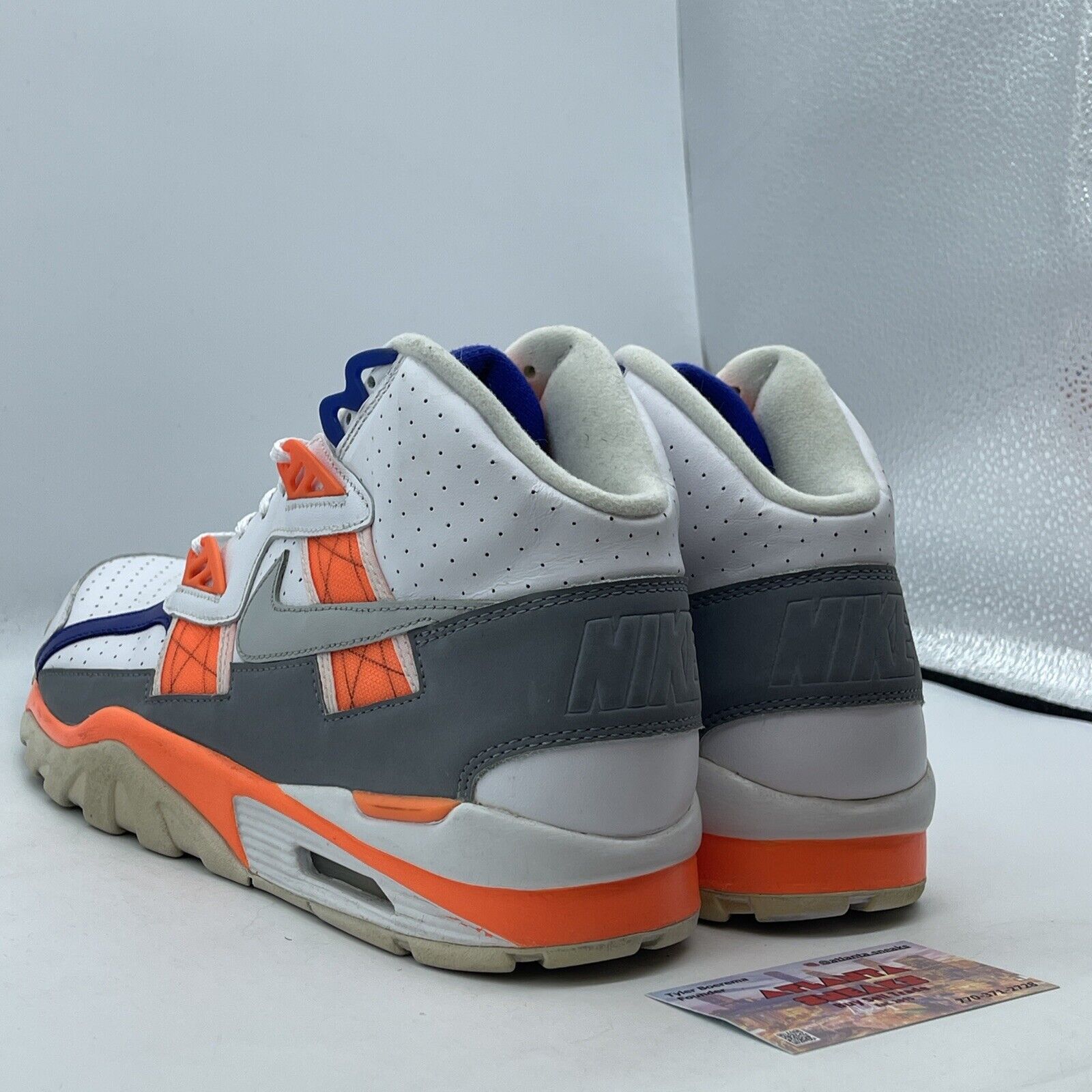 Size 10 - Nike Air Trainer SC Bo Jackson Orange Gray Blue Leather (302346-106)