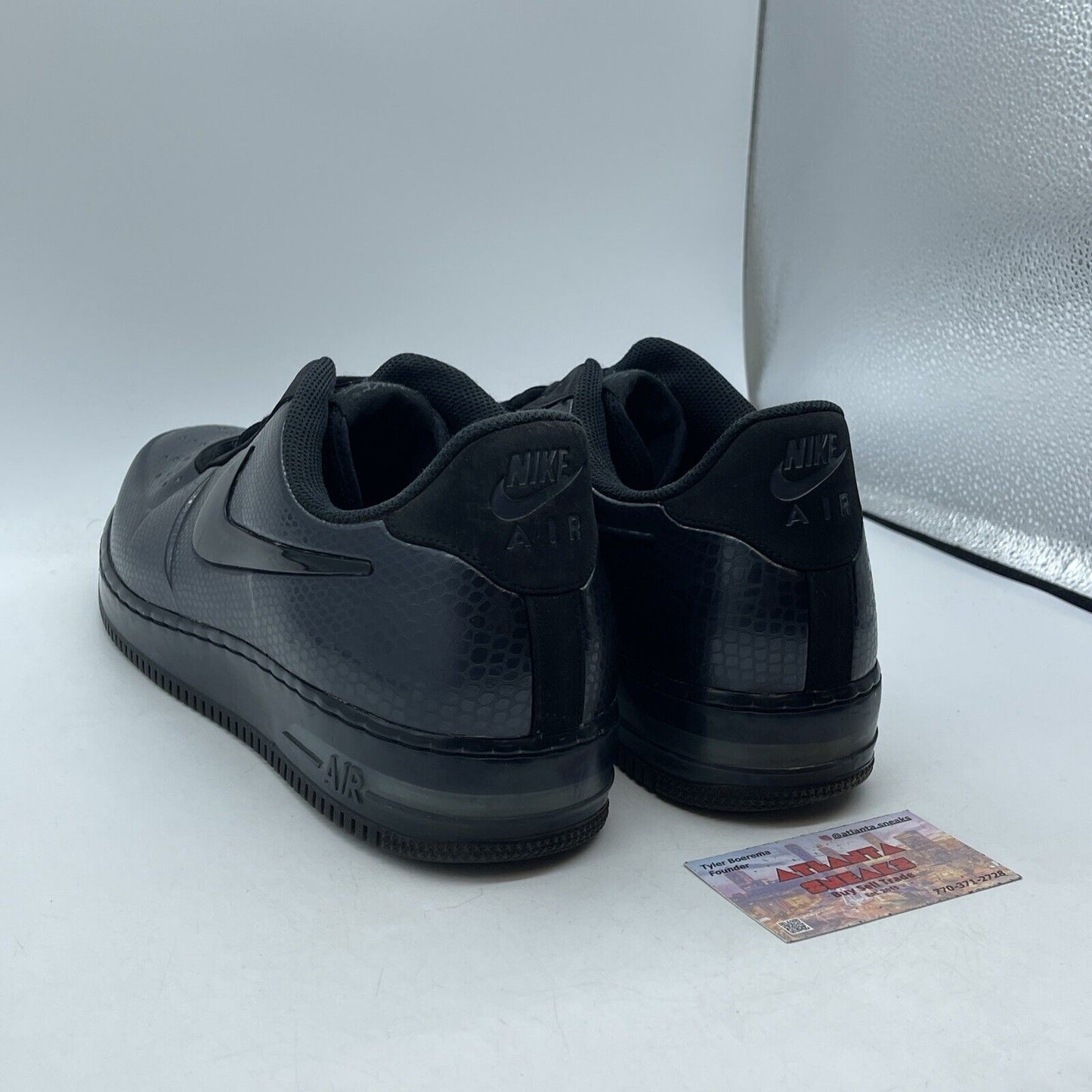 Size 13 - Nike Air Force 1 Foamposite Pro Low Black Snake (532461-002)