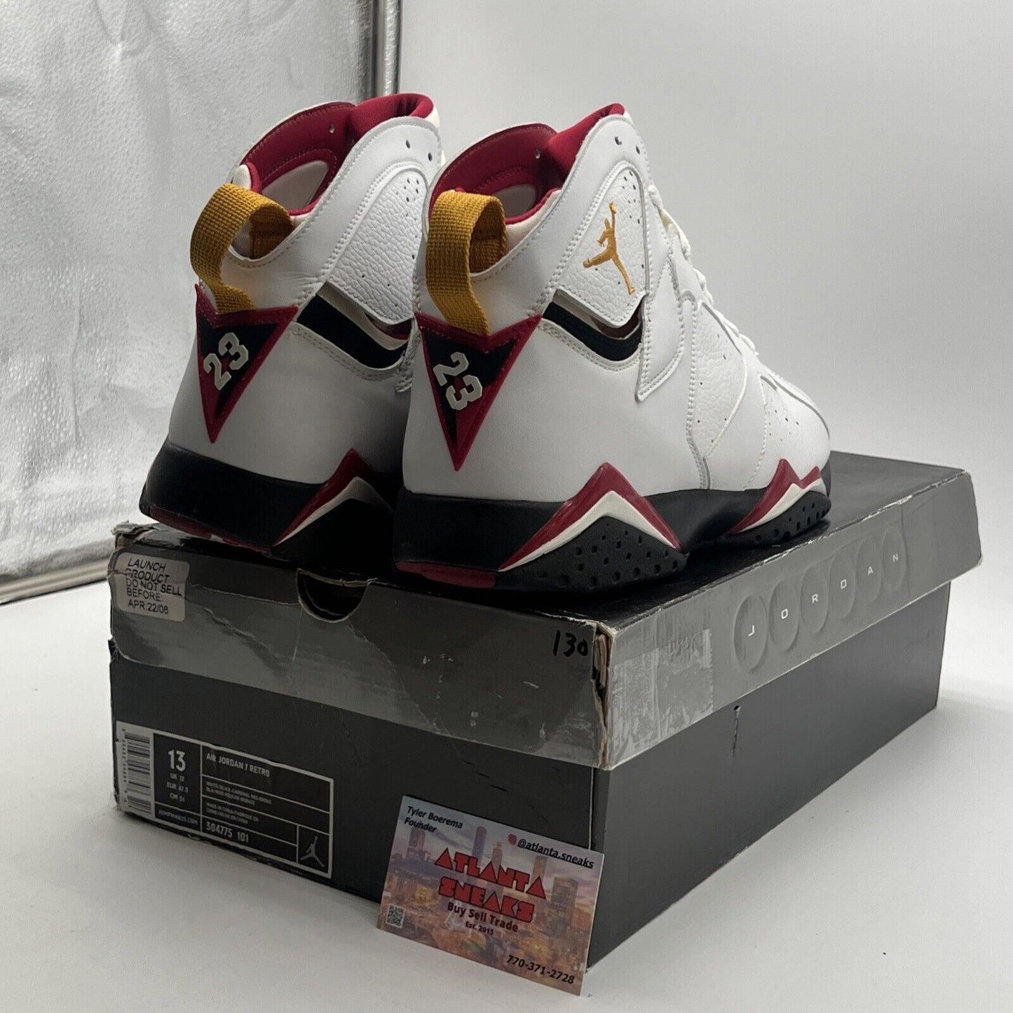 Size 13 - Air Jordan 7 Retro 2006 Cardinal (304775-101)