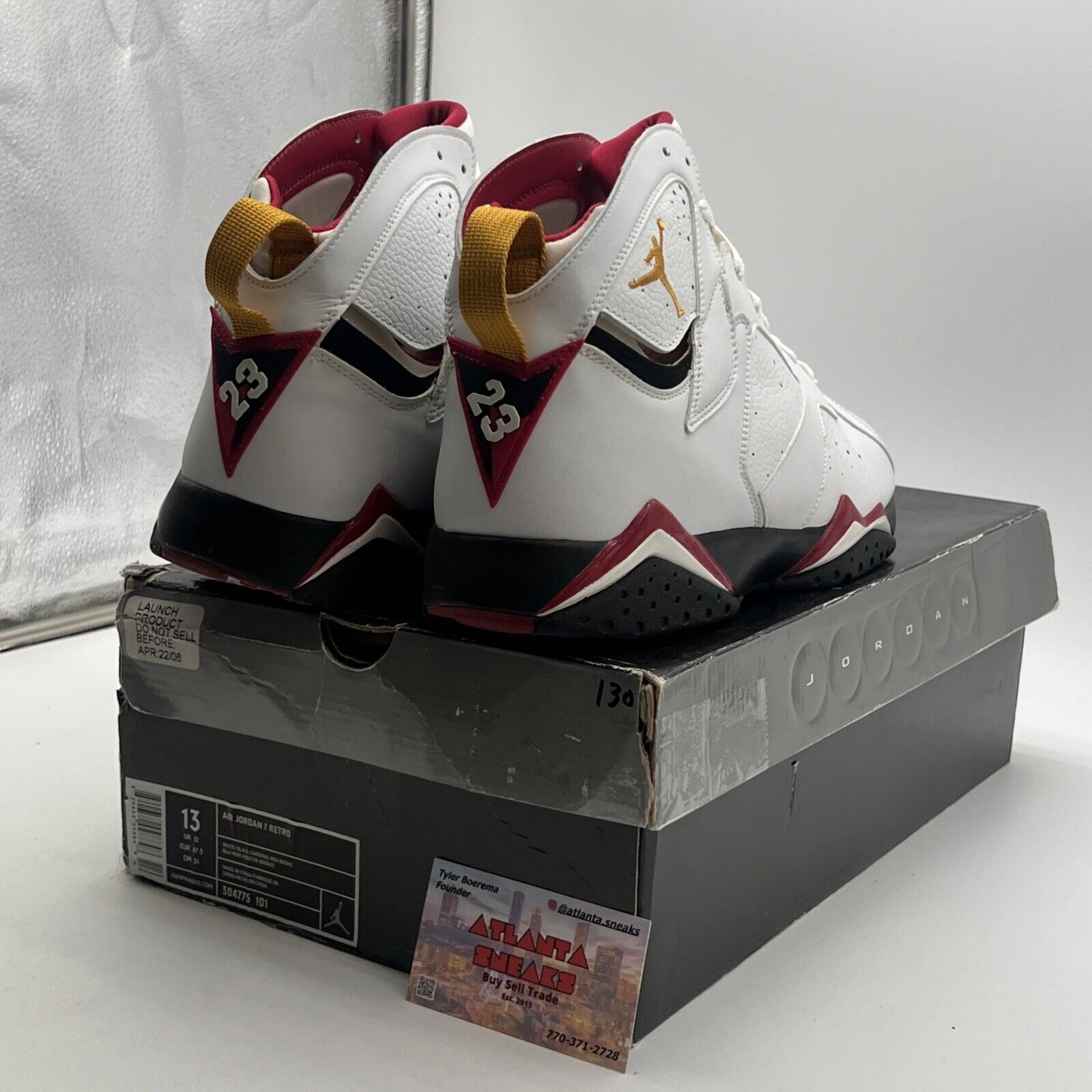 Size 13 - Air Jordan 7 Retro 2006 Cardinal (304775-101)