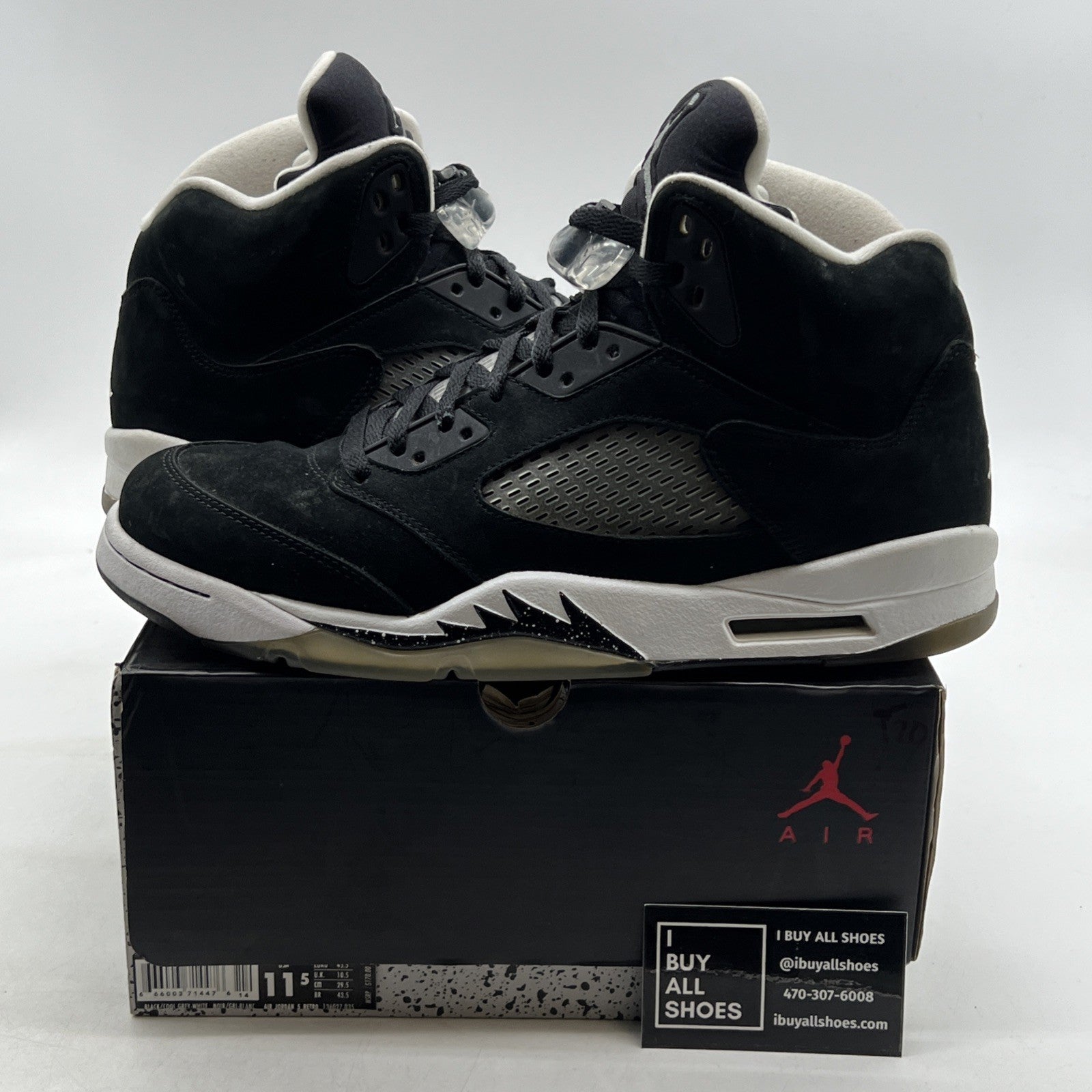 Size 11.5 - Air Jordan 5 Retro 2013 Oreo (136027-035)