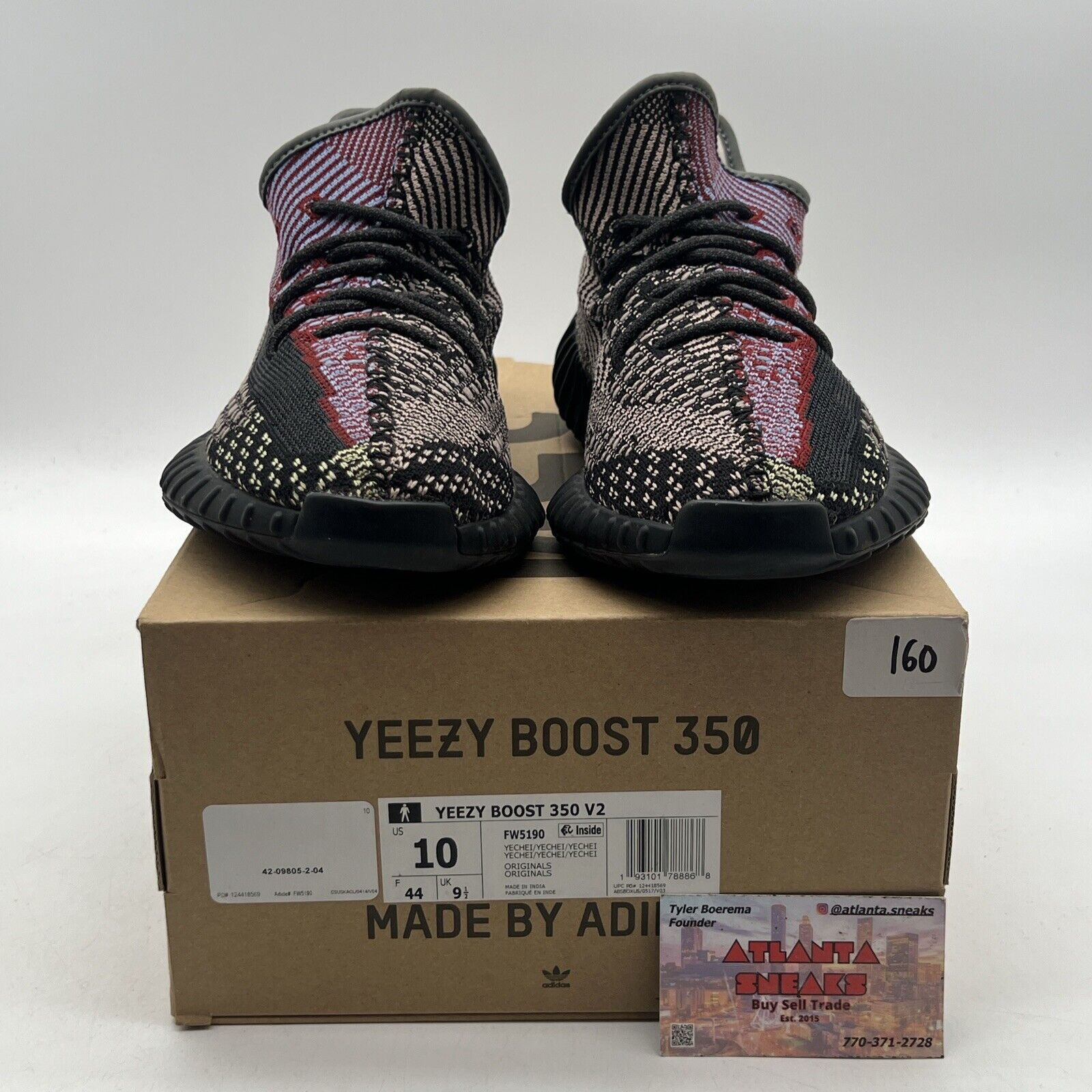 Size 10 - adidas Yeezy Boost 350 V2 Yecheil Non-Reflective Brown (FW5190)