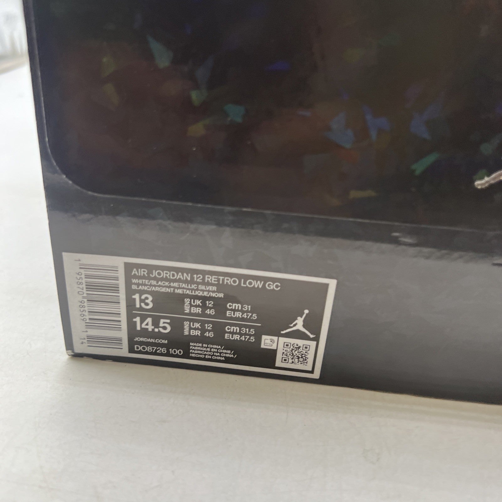 Size 13 - Air Jordan 12 Retro Low 25 Years in China (DO8726-100)