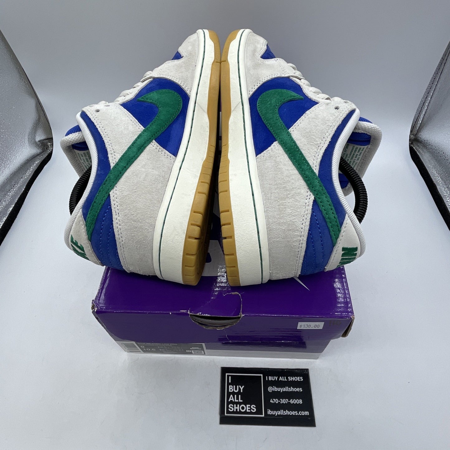 Size 9 - Nike Dunk Pro SB Low Hyper Royal Malachite (HF3704-001)