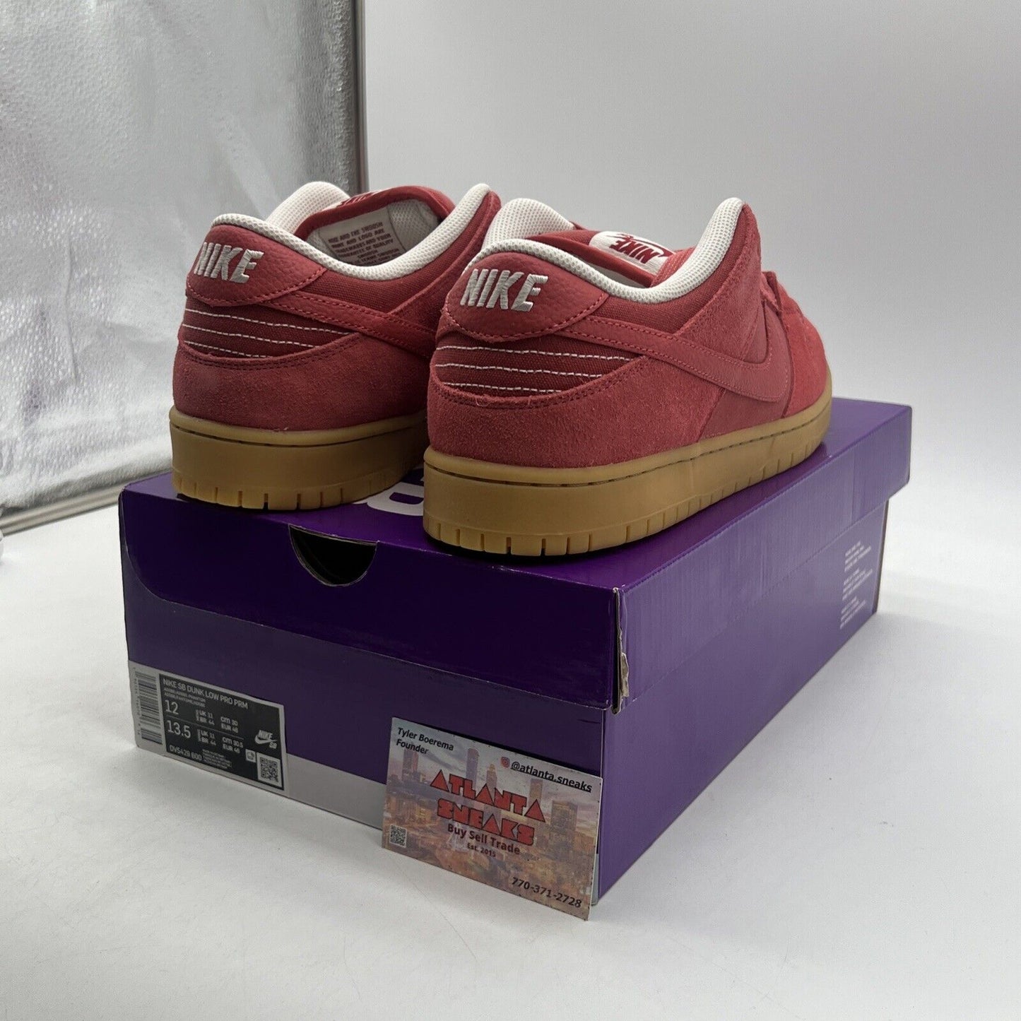 Size 12 - Nike Dunk Low SB Adobe 2023 Suede Gum (DV5429-600)