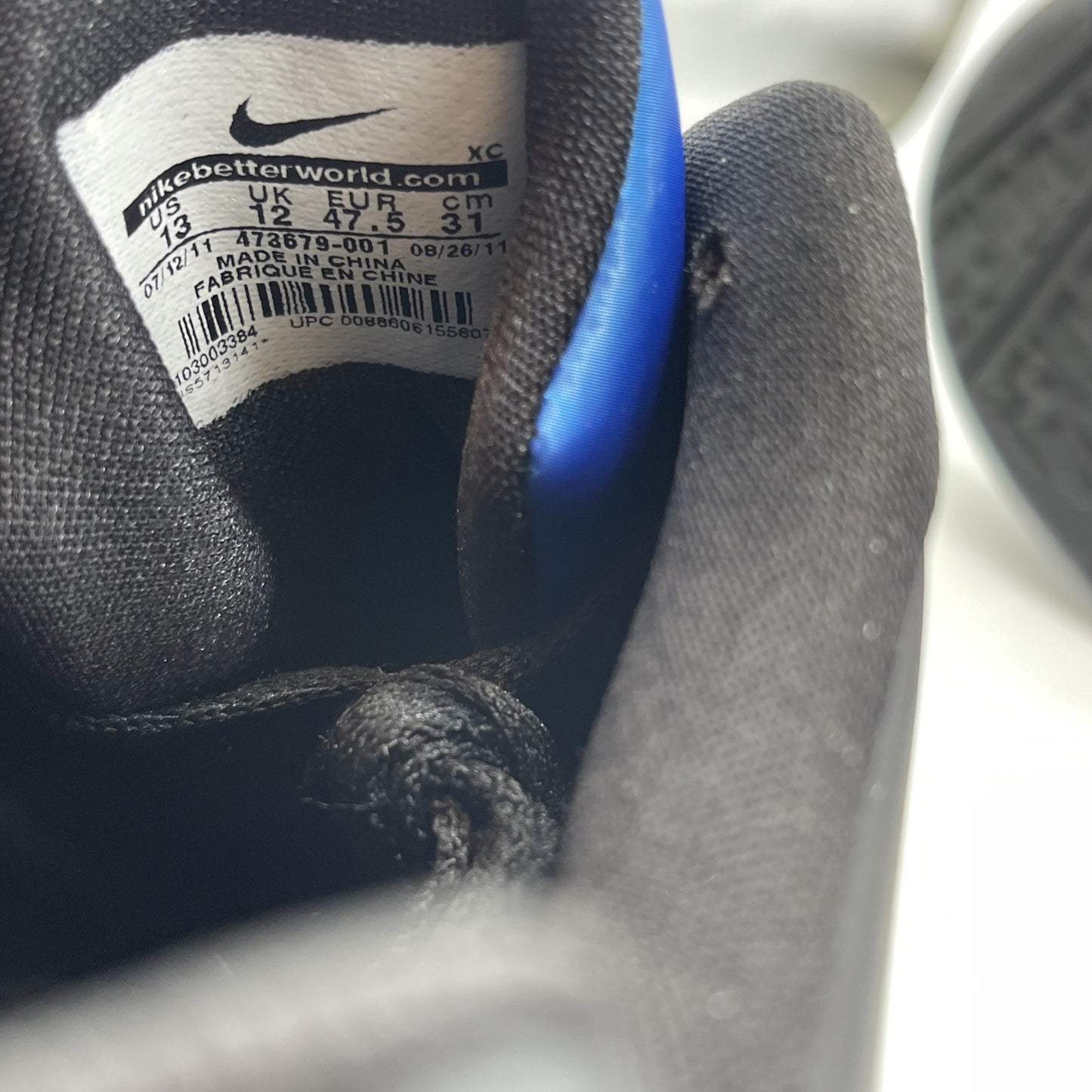 Size 13 - Nike Zoom KD 4 Black Orange Black Leather (473679-001)