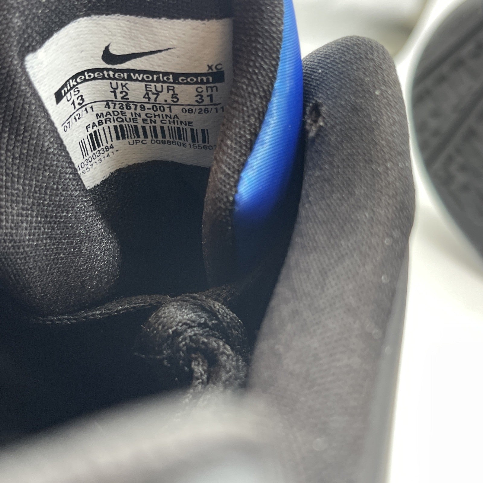 Size 13 - Nike Zoom KD 4 Black Orange Black Leather (473679-001)
