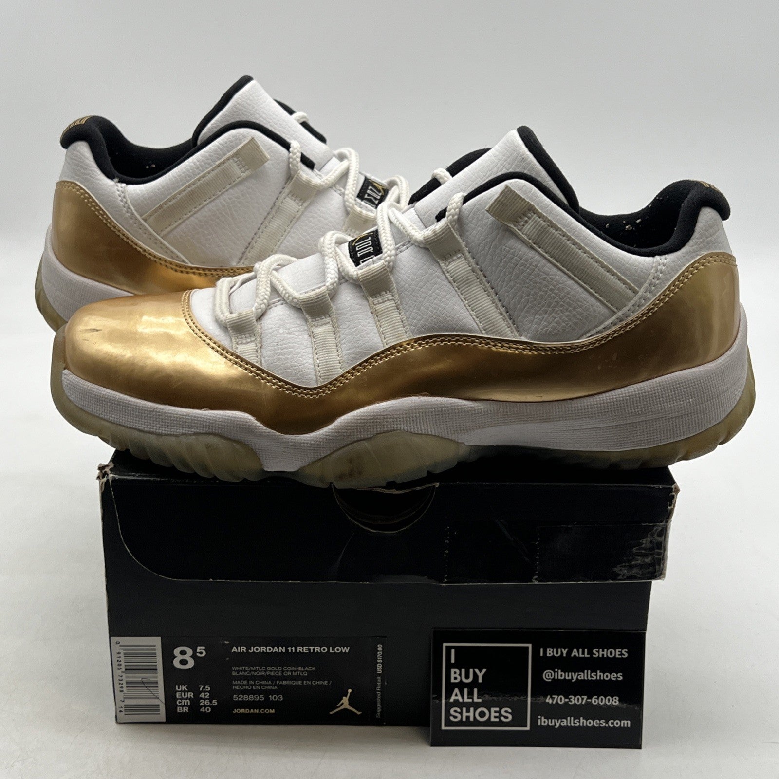 Size 8.5 - Air Jordan 11 Retro Low Closing Ceremony (528895-103)