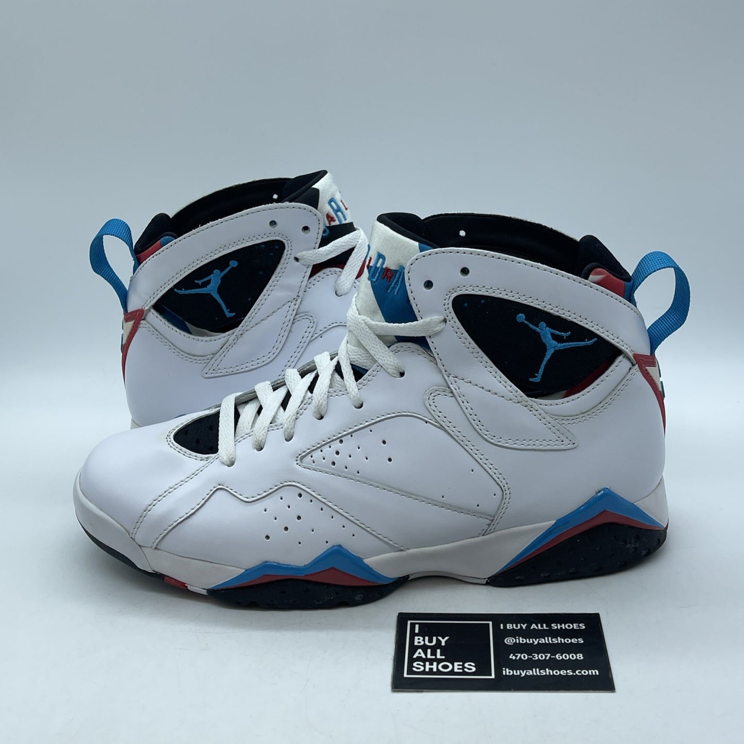 Size 9 - Air Jordan 7 Retro Orion White Black Suede (304775-105)