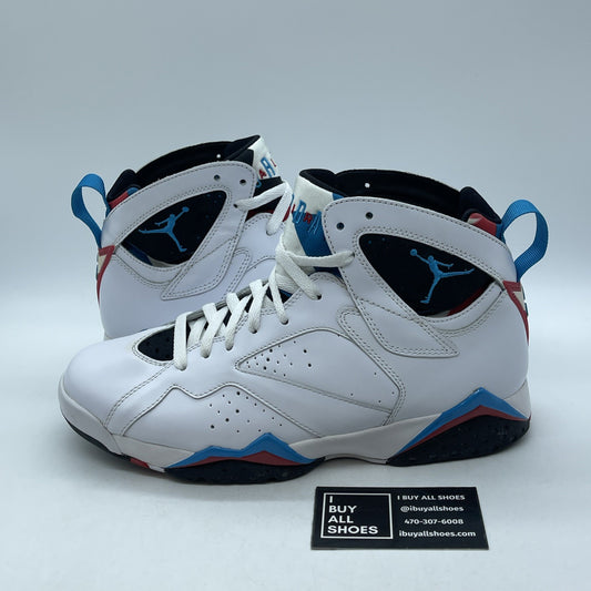 Size 9 - Air Jordan 7 Retro Orion White Black Suede (304775-105)