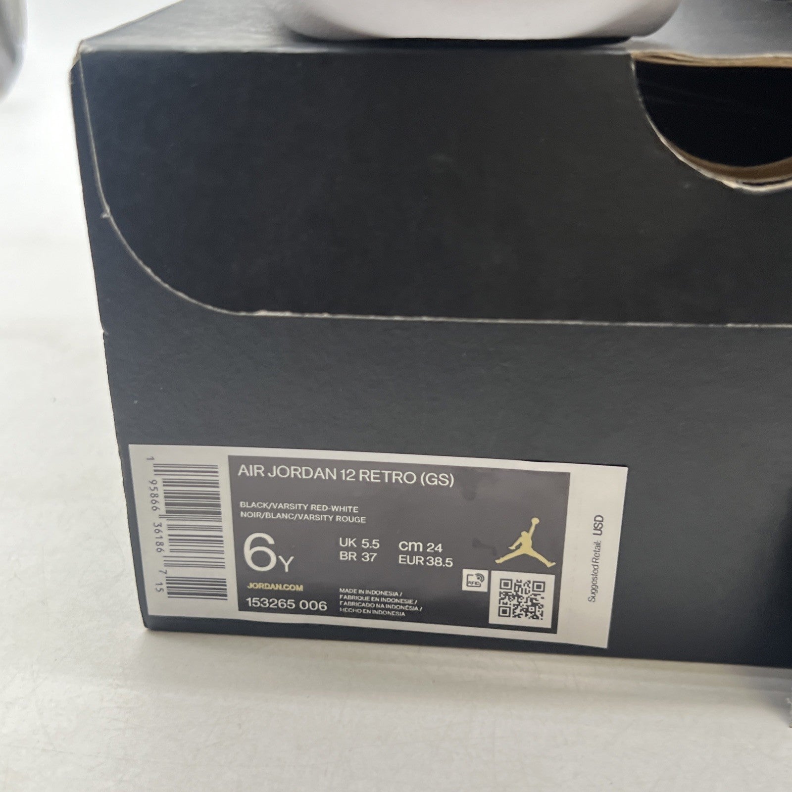 Size 6Y - Air Jordan 12 Retro Mid Playoff (153265-006)