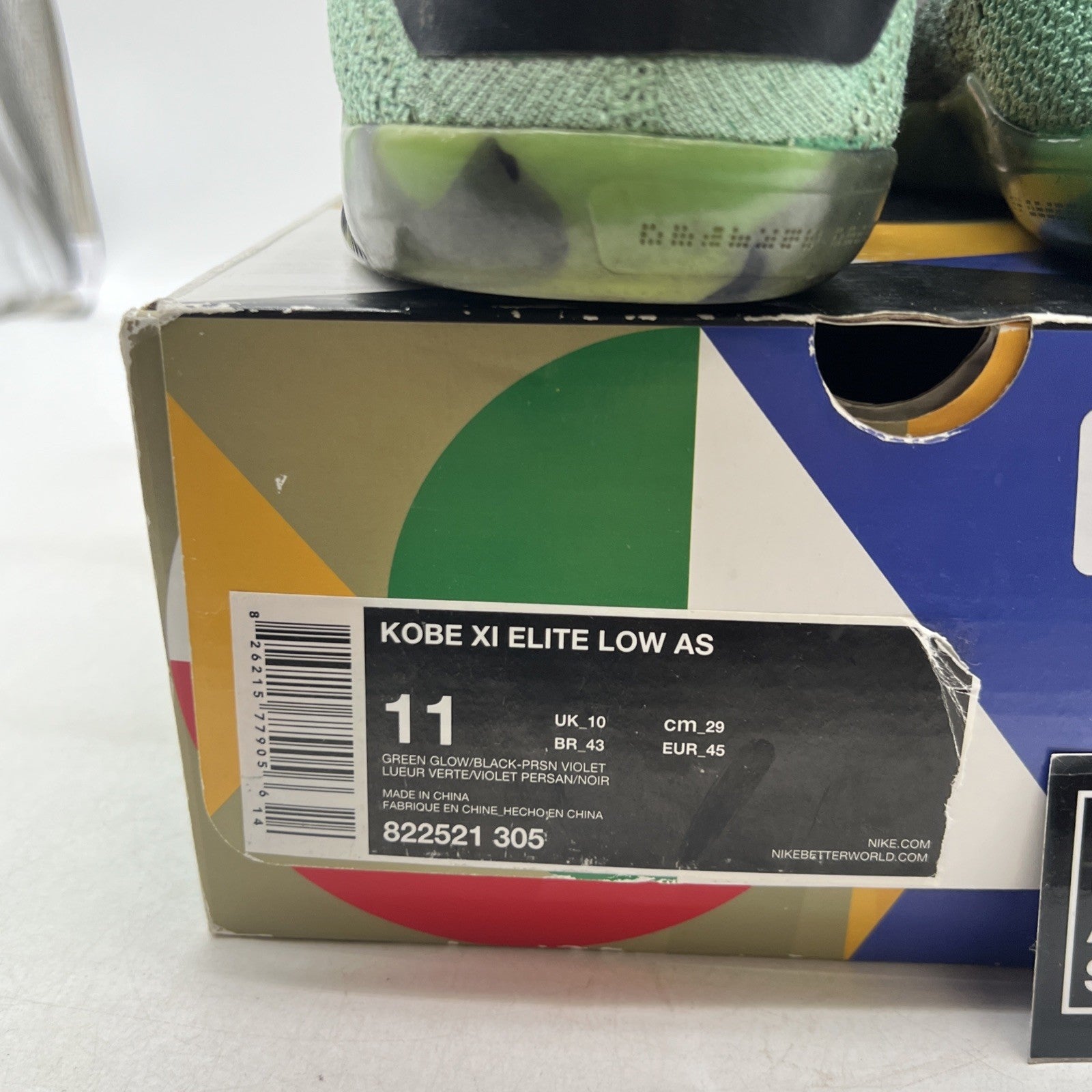 Size 11 - Nike Kobe 11 Elite Low All Star - Northern Lights (822521-305)