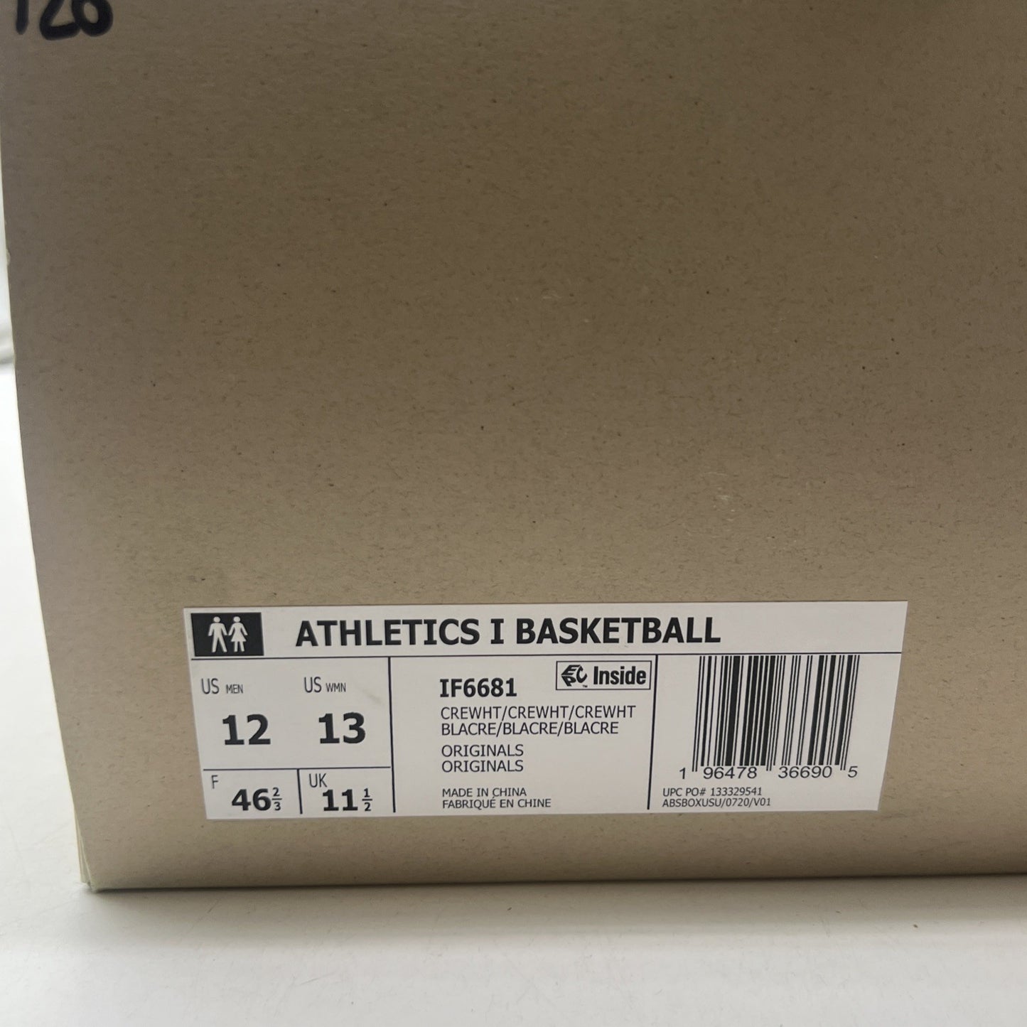 Size 12 - adidas Fear of God Athletics x I BASKETBALL Triple White (IF6681)