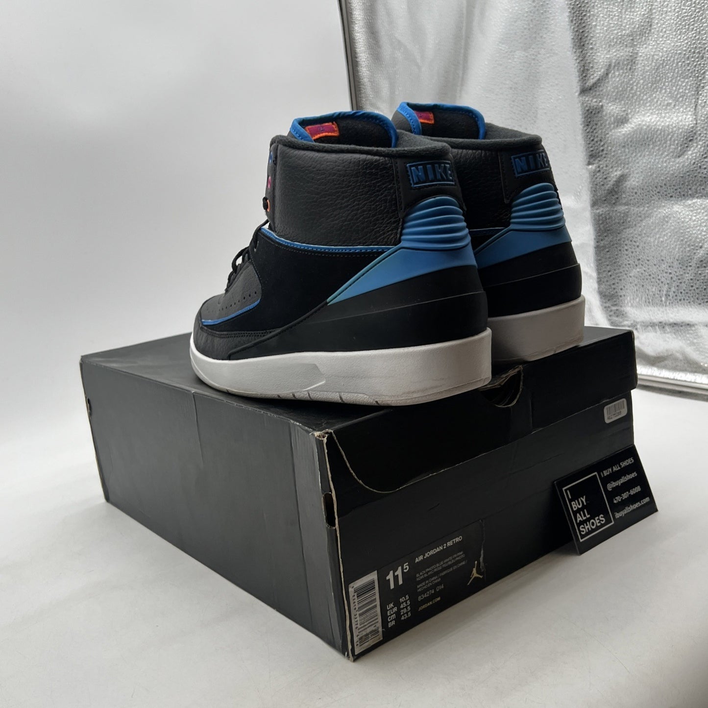 Size 11.5 - Air Jordan 2 Retro Radio Raheem (834274-014)