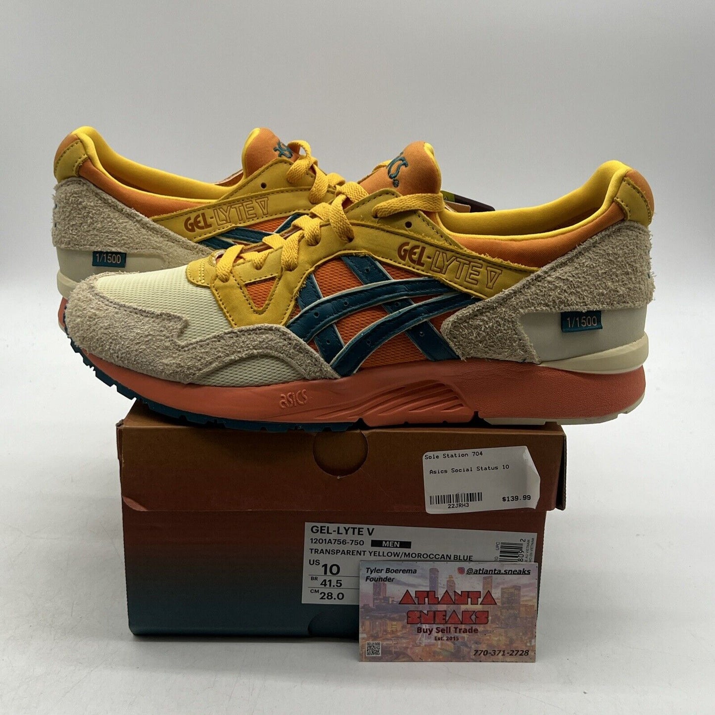 Size 10 - ASICS Social Status x Charolette Lab Schools x Gel Lyte 5 Eternal