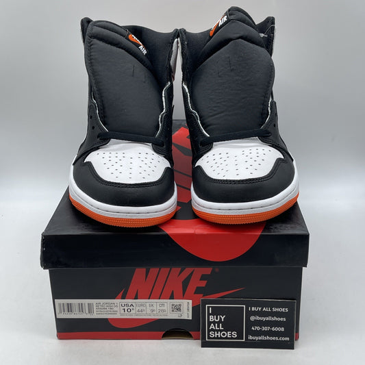 Size 10.5 - Air Jordan 1 Retro High Electro Orange (555088-180)
