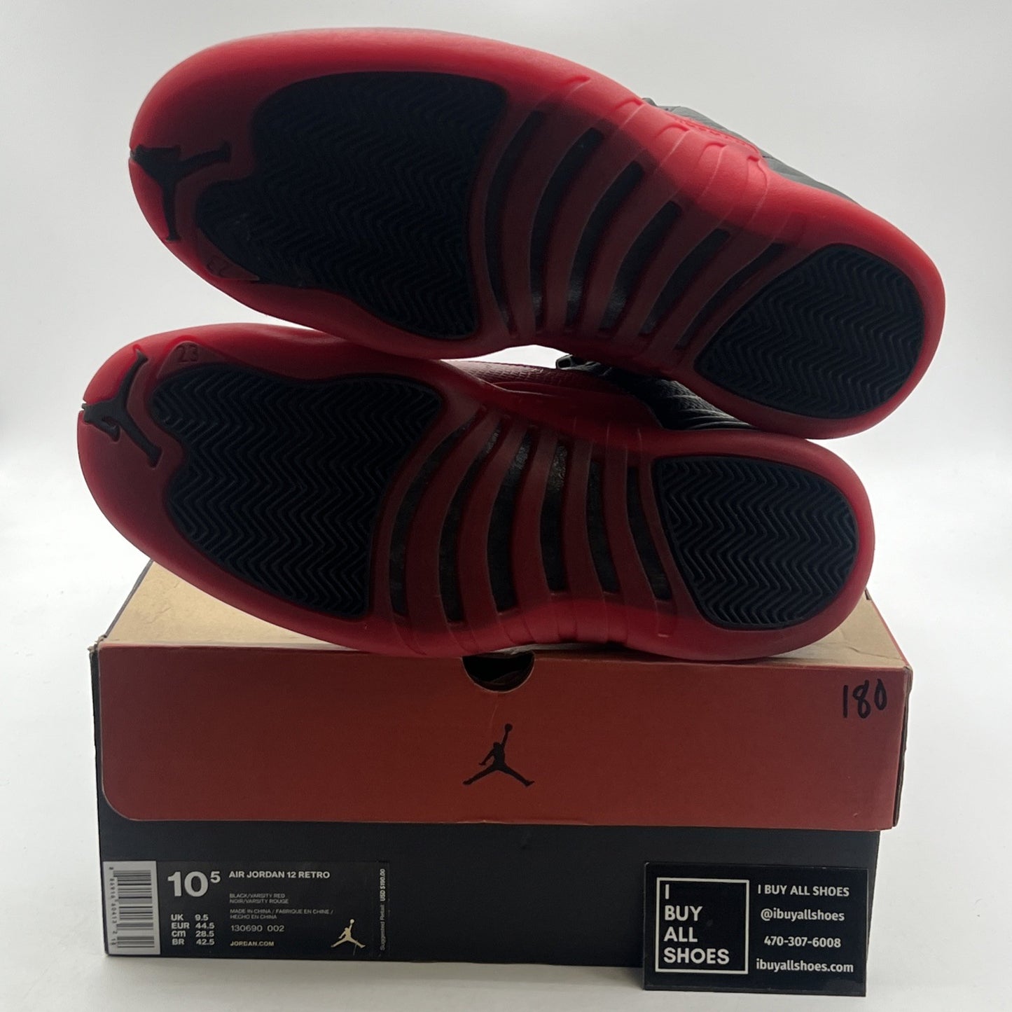 Size 10.5 - Air Jordan 12 Retro Mid Flu Game (130690-002)