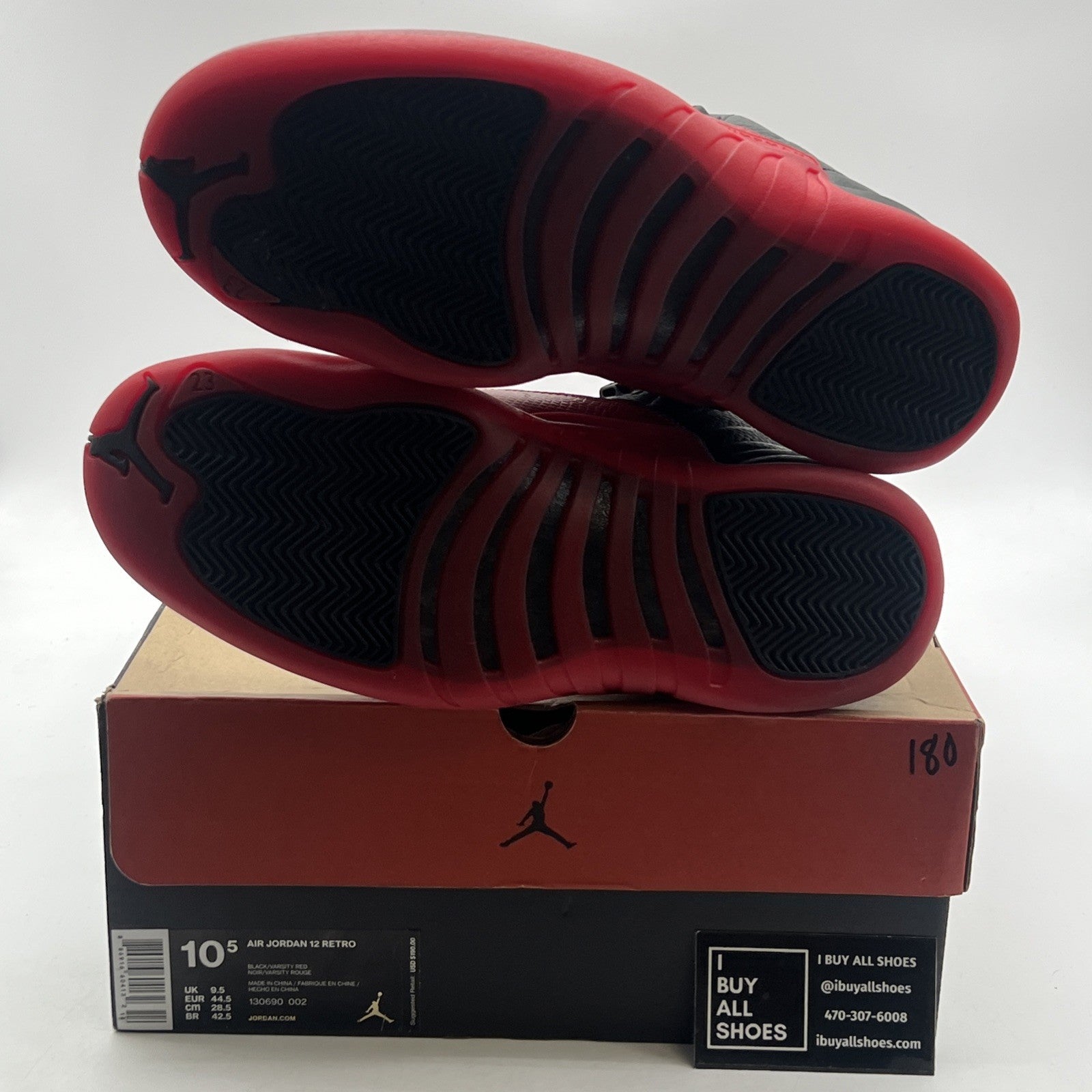 Size 10.5 - Air Jordan 12 Retro Mid Flu Game (130690-002)
