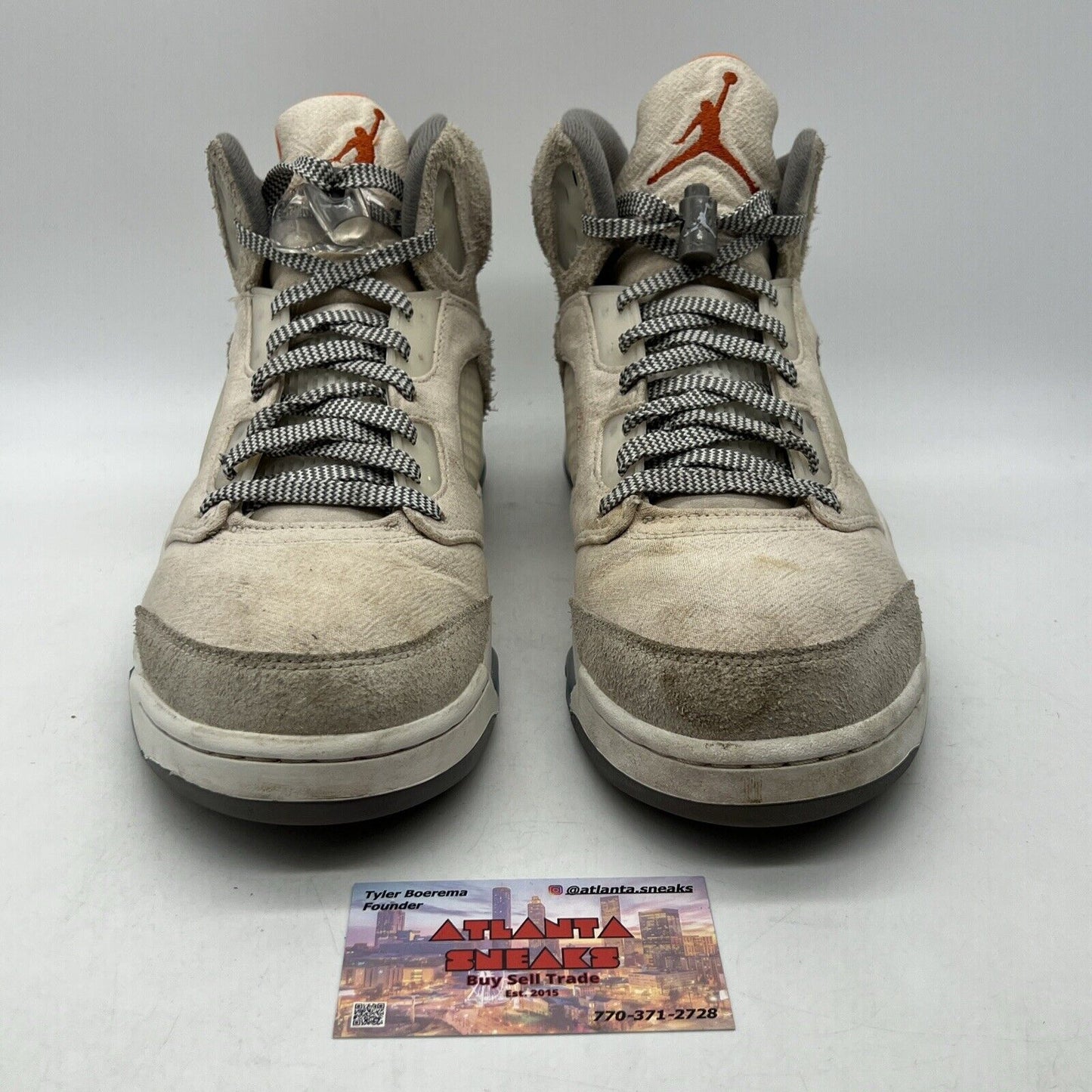 Size 10.5 - Air Jordan 5 Retro SE Craft Gray White Icey Suede (FD9222-180)